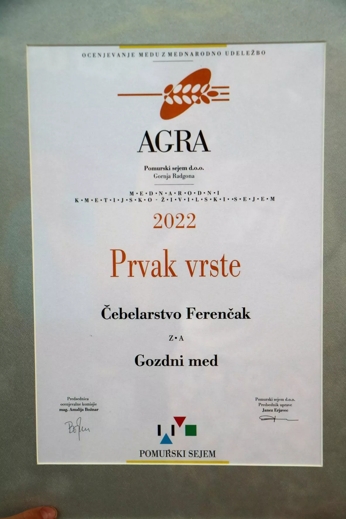 Gozni med = naš prvak!