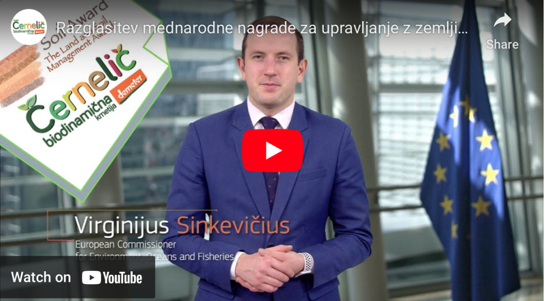 BD kmetija Černelič prejela mednarodno nagrado za upravljanje z zemljišči in tlemi