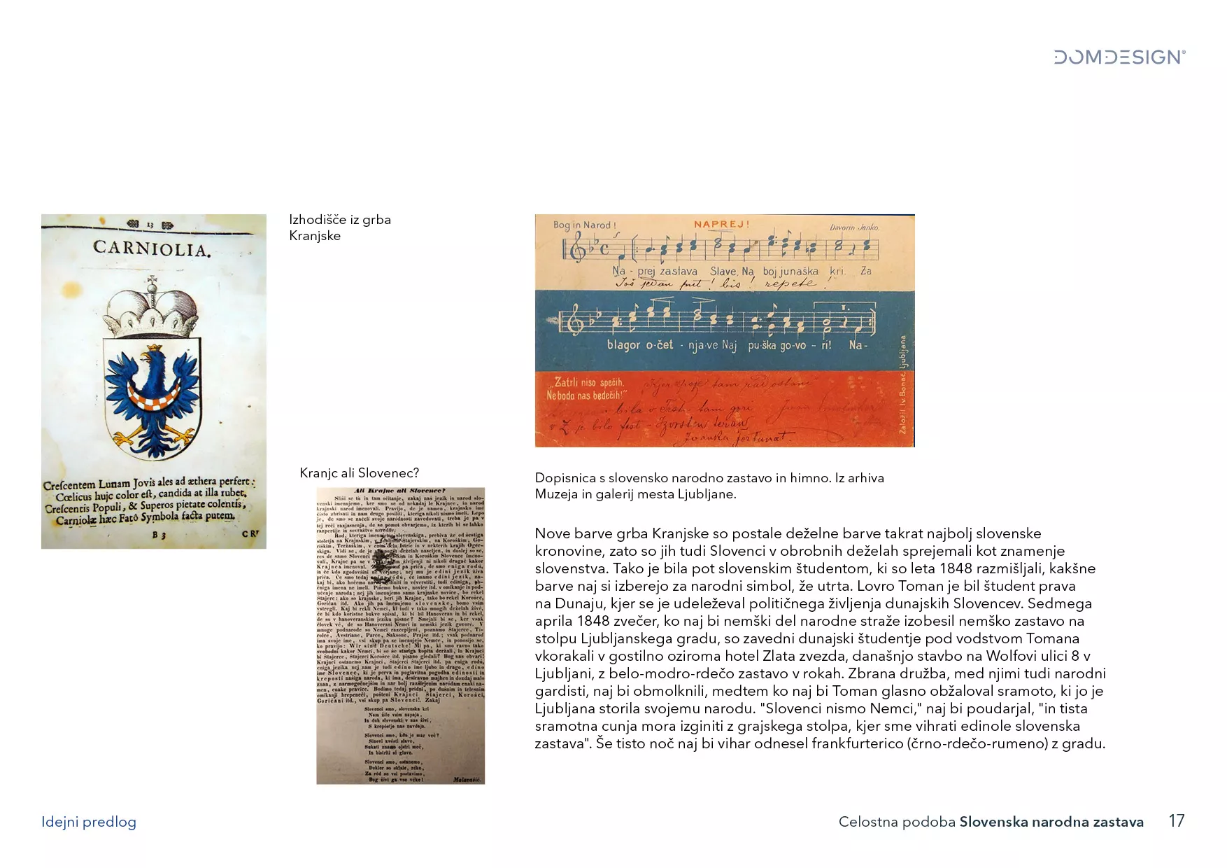 Celostna podoba slovenske narodne zastave