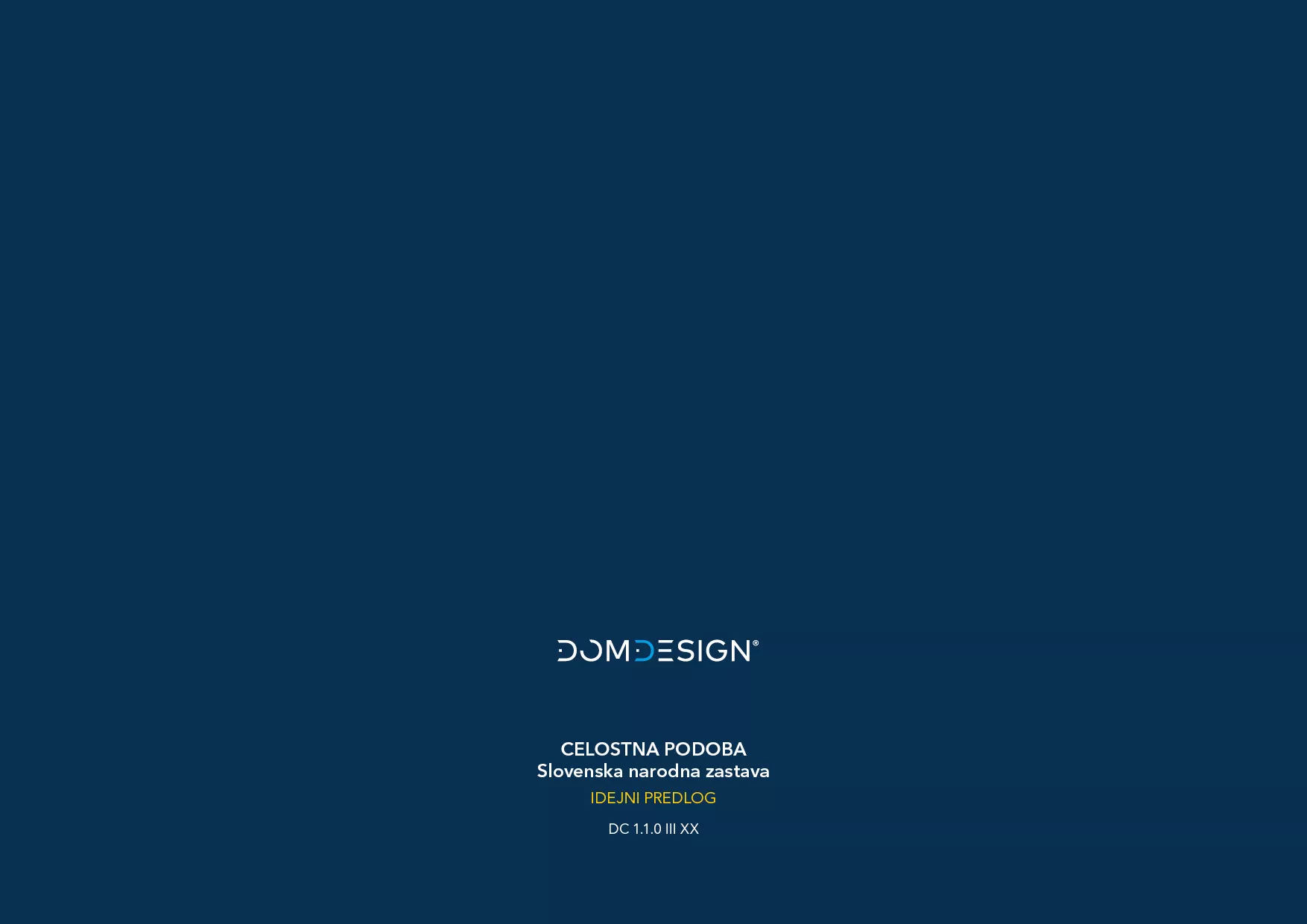 Celostna podoba slovenske narodne zastave