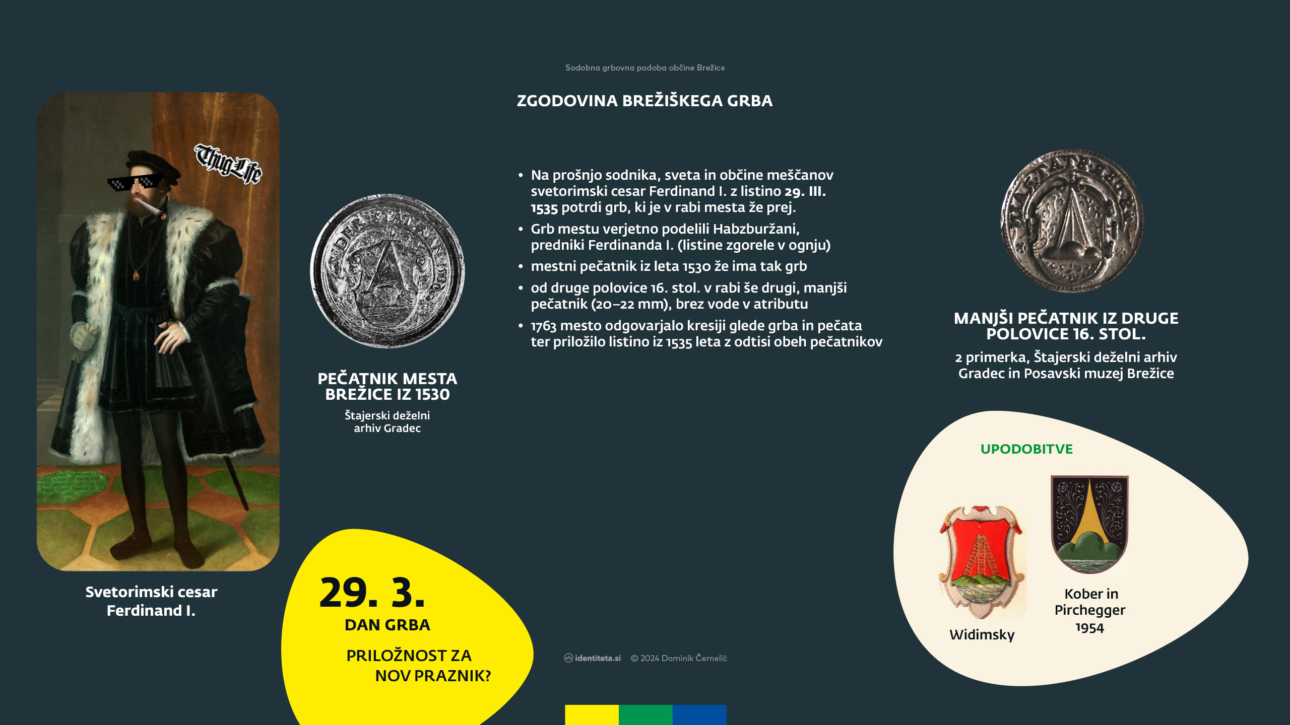 Sodobna grbovna podoba občine Brežice