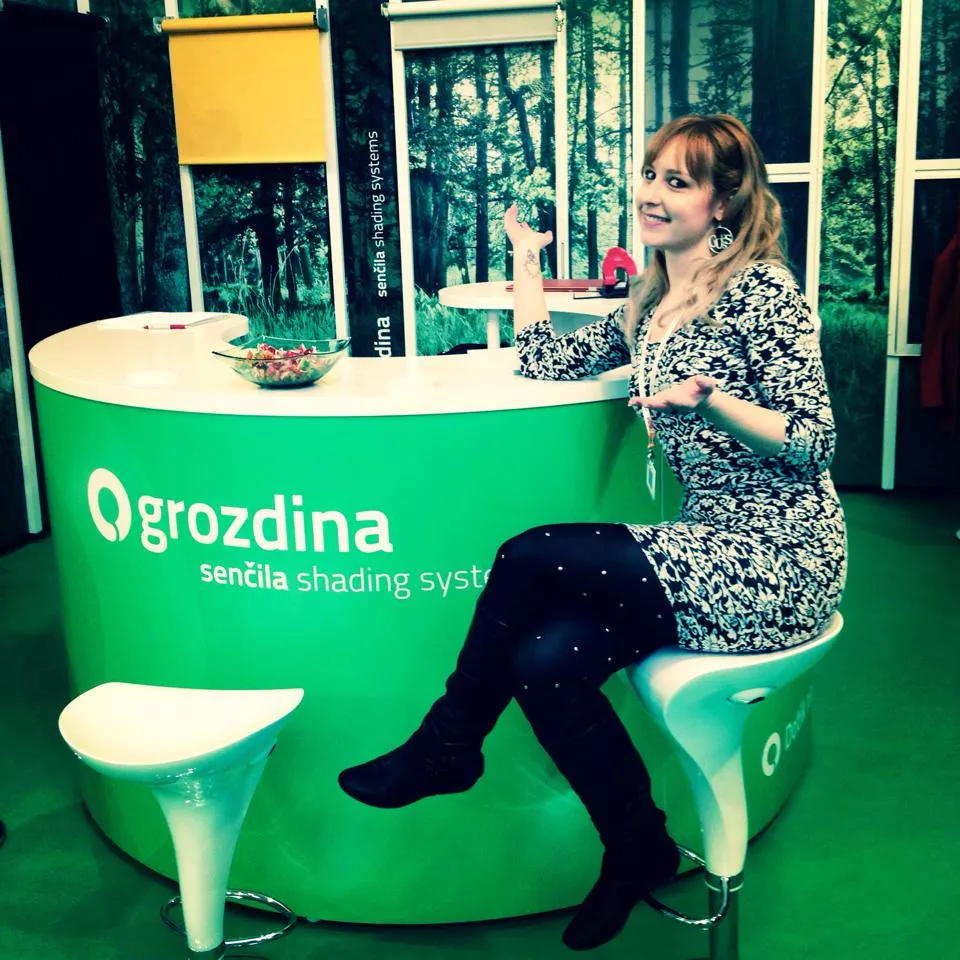 Grozdina senčila na sejmu dom z našo podobo