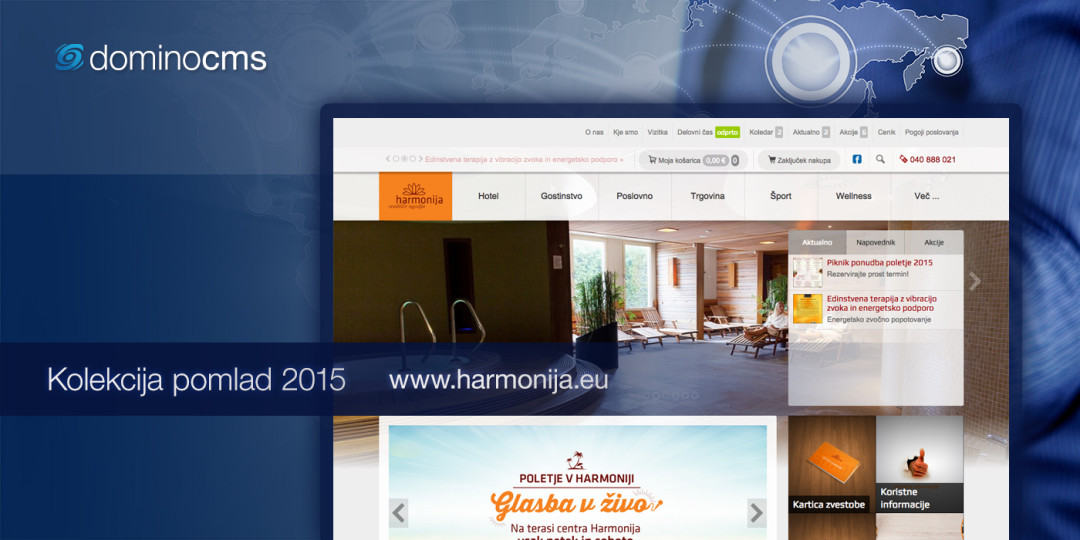 Harmonija.eu - A(tra)ktivna spletna stran in trgovina nove generacije