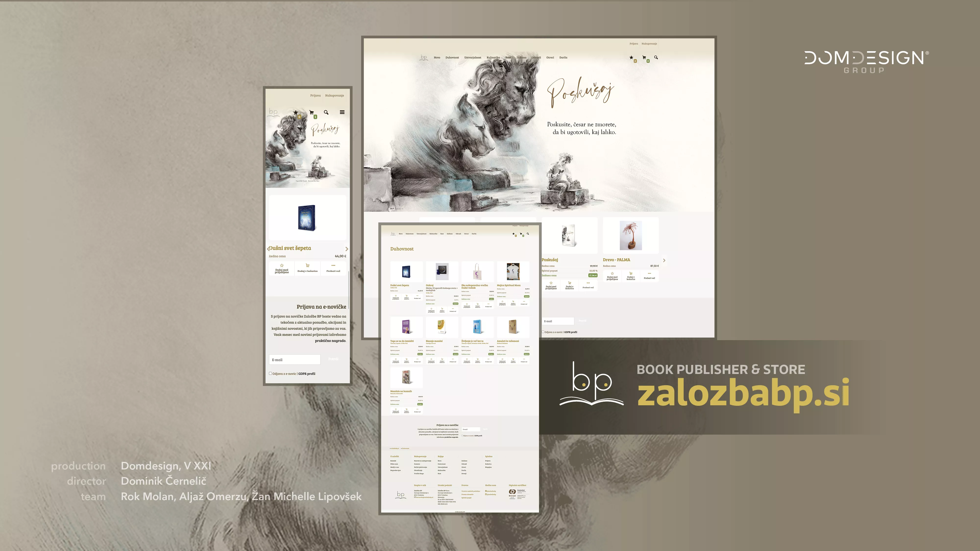New online Bookstore for Založba BP