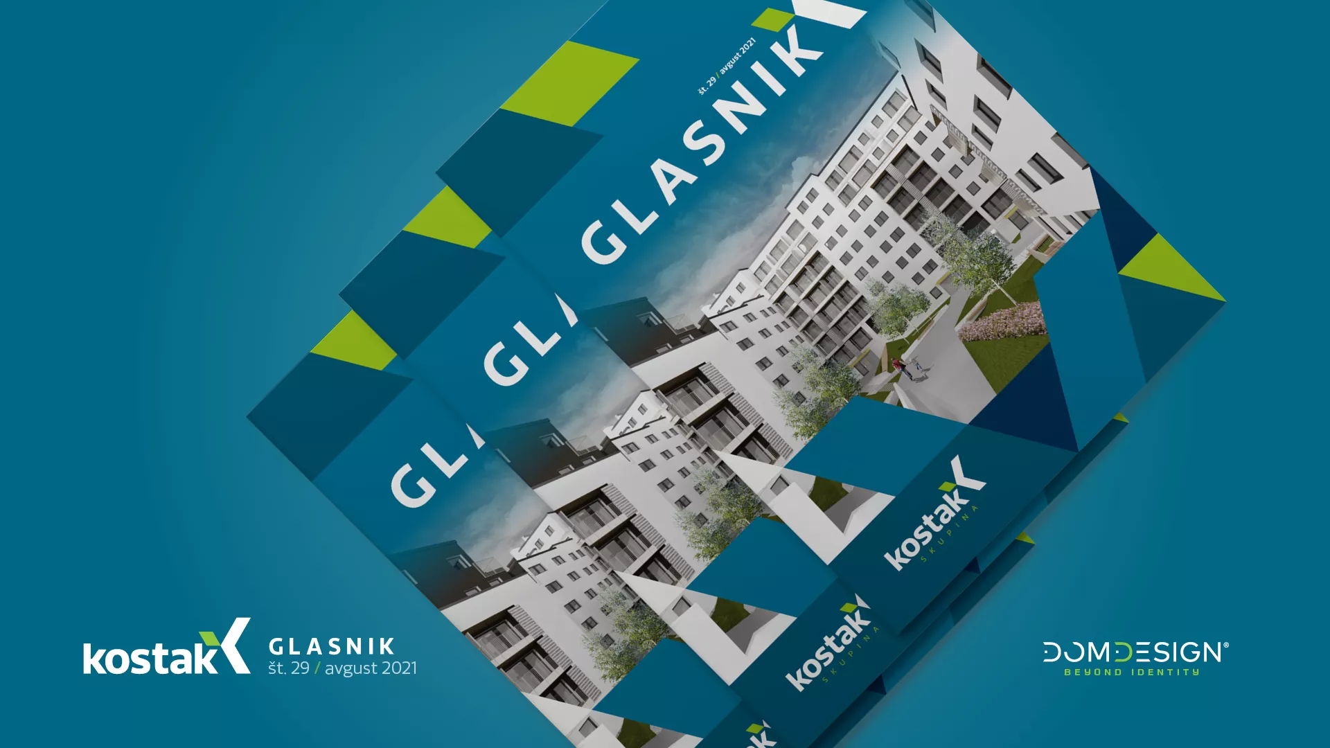 Nov Glasnik Kostak z 48 oblikovanimi stranmi