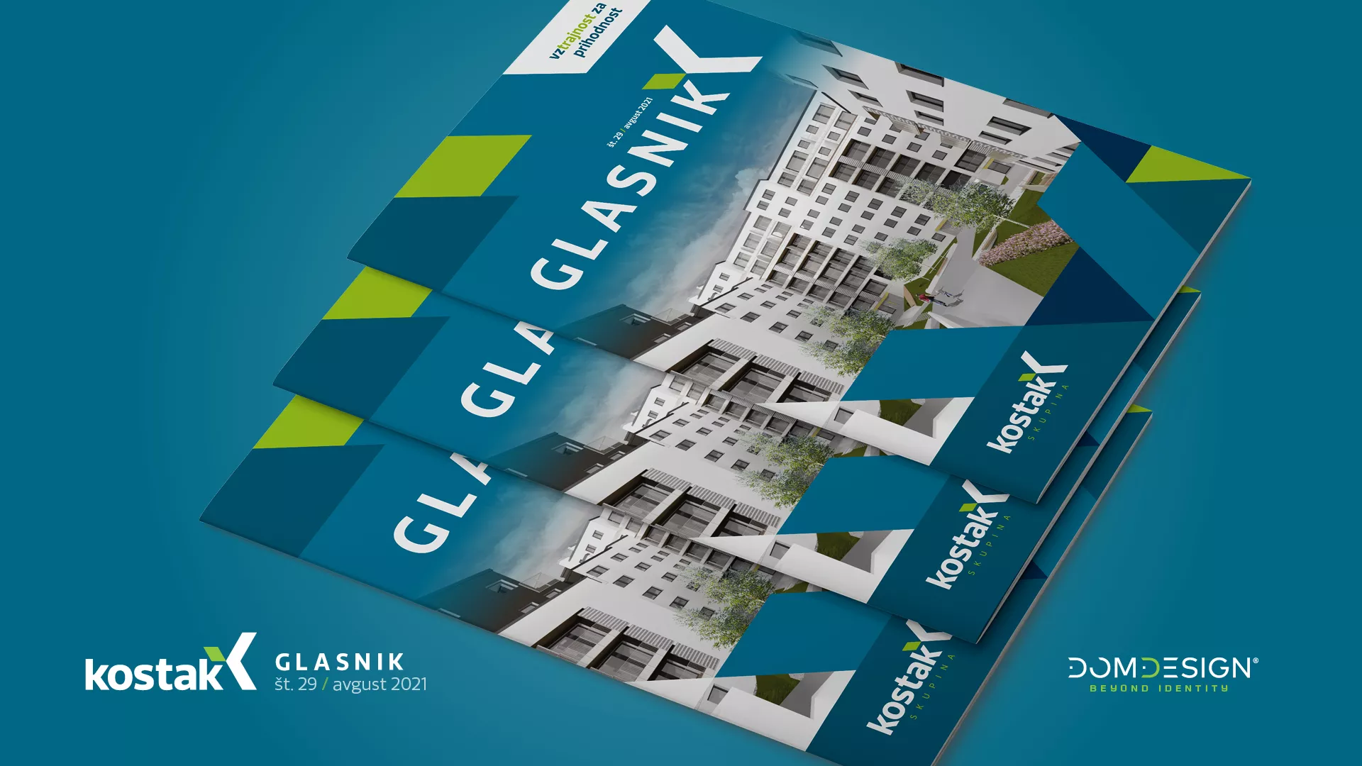 Nov Glasnik Kostak z 48 oblikovanimi stranmi