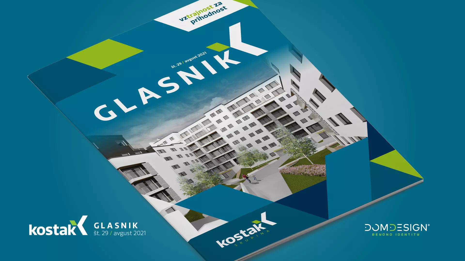 Nov Glasnik Kostak z 48 oblikovanimi stranmi