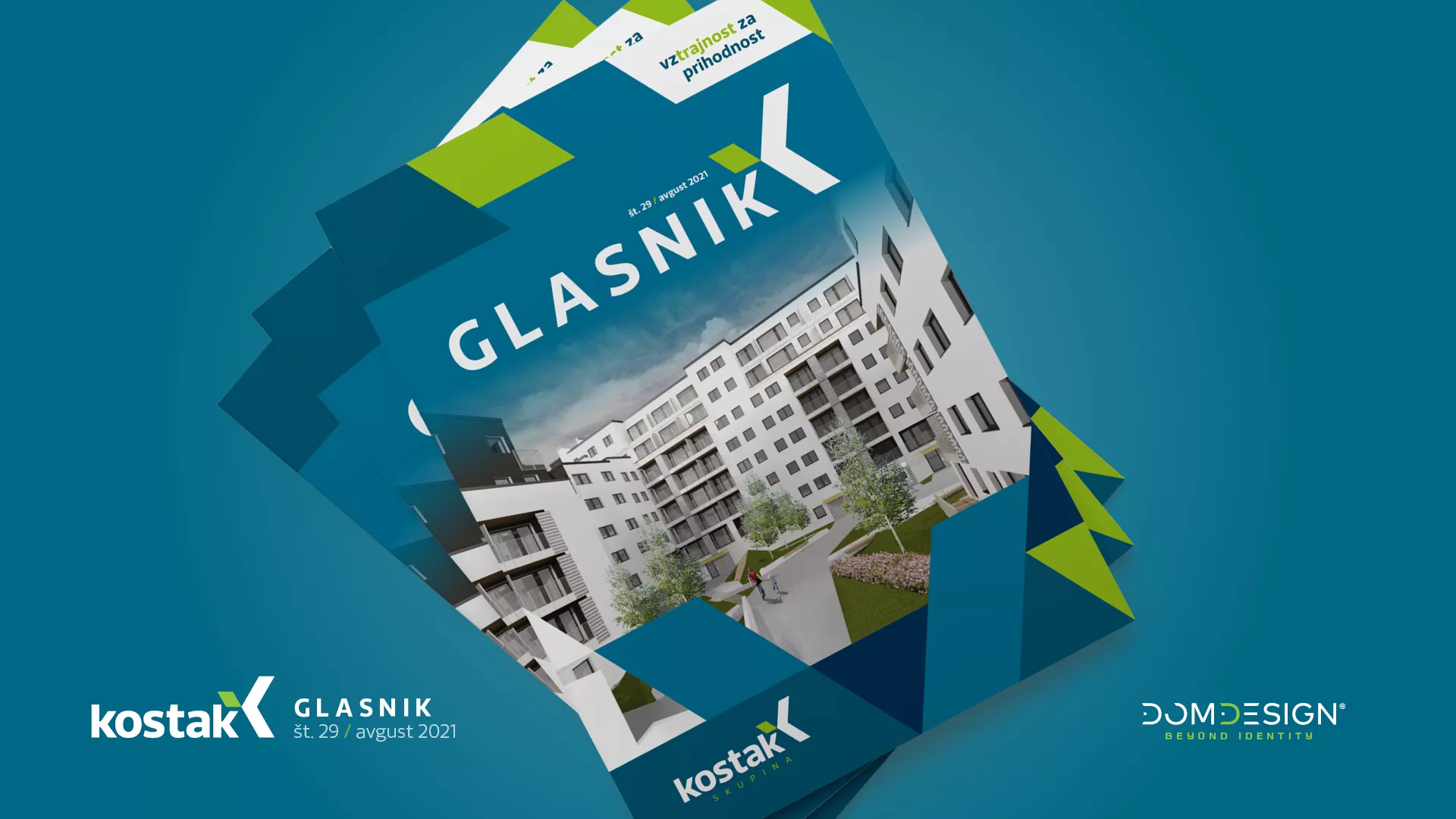 Nov Glasnik Kostak z 48 oblikovanimi stranmi