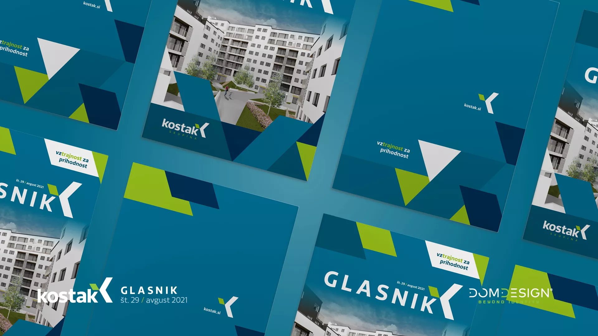 Nov Glasnik Kostak z 48 oblikovanimi stranmi