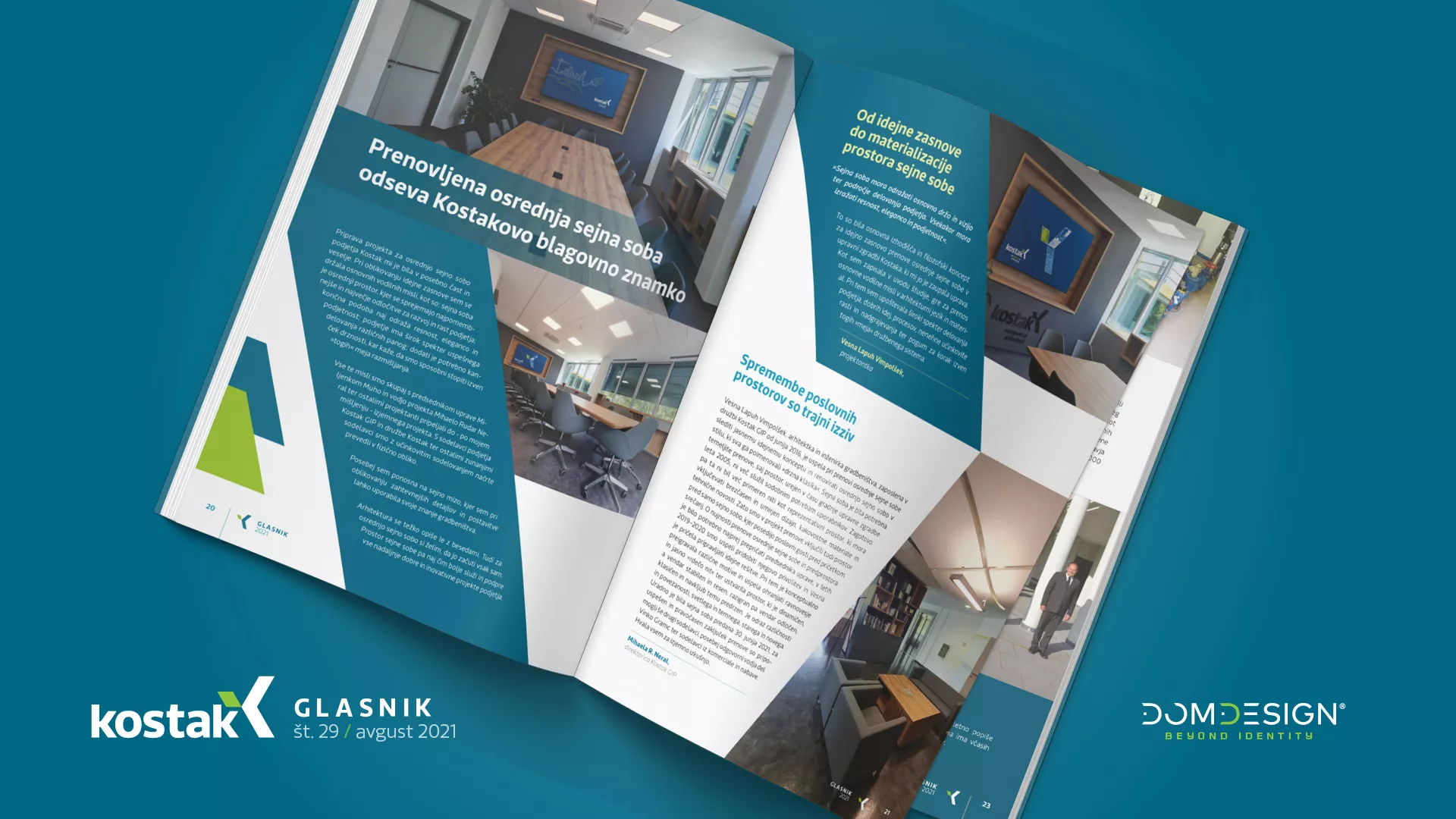 Nov Glasnik Kostak z 48 oblikovanimi stranmi