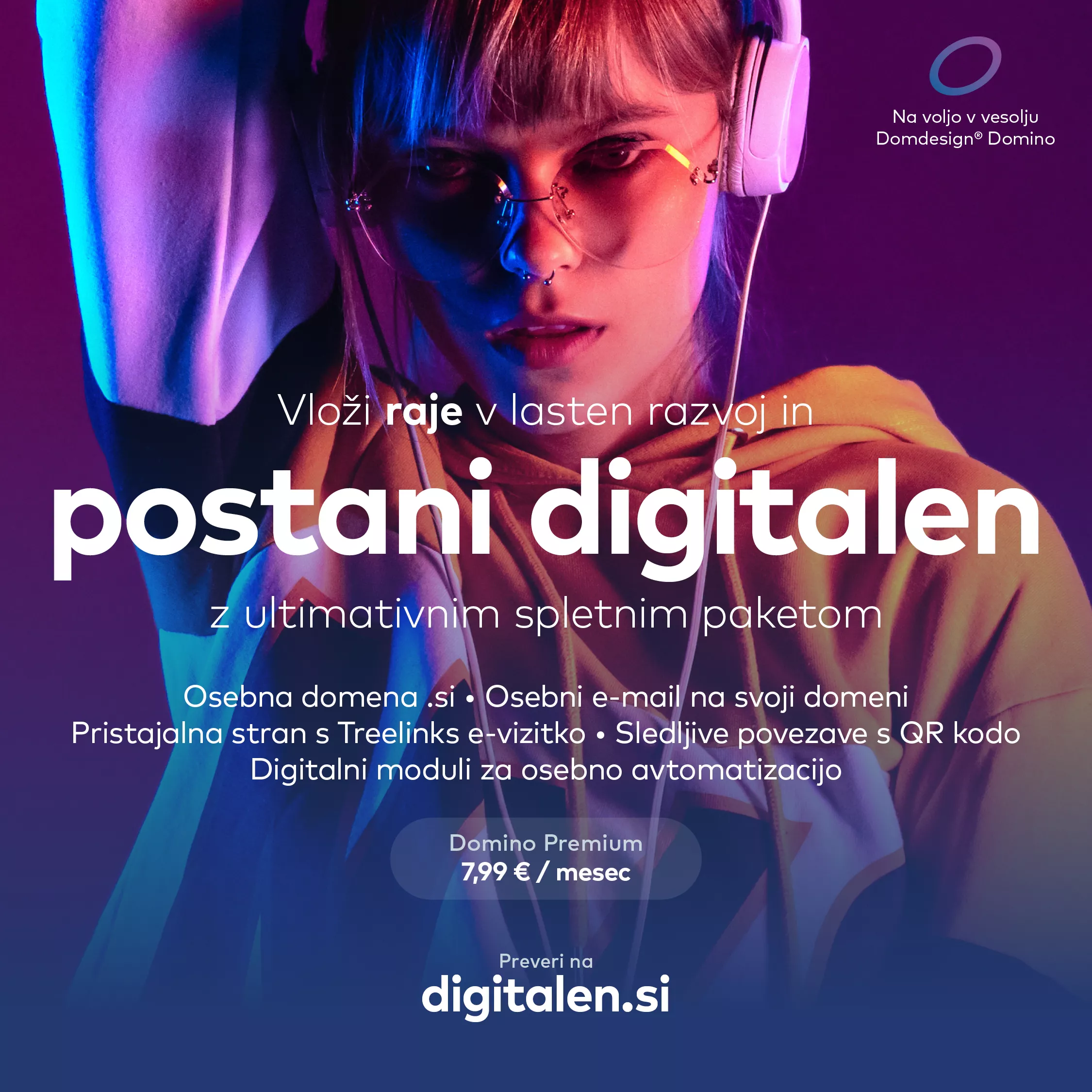 Nov spletni paket Domino Premium