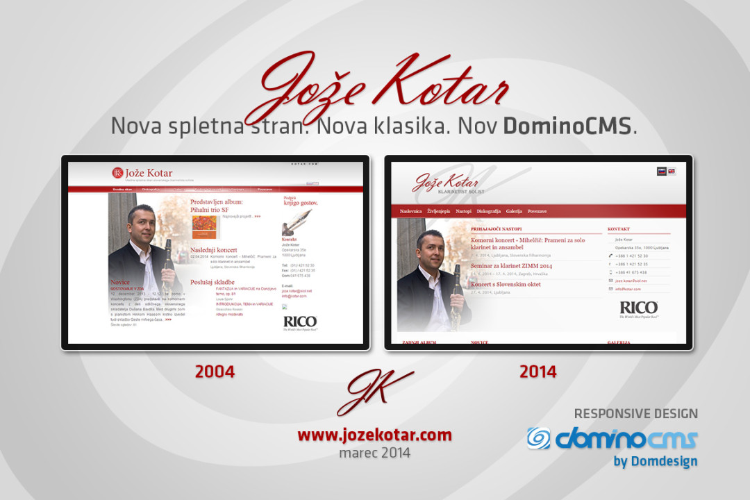 Nova stran in nova klasika za klarinetista solista Jožeta Kotarja