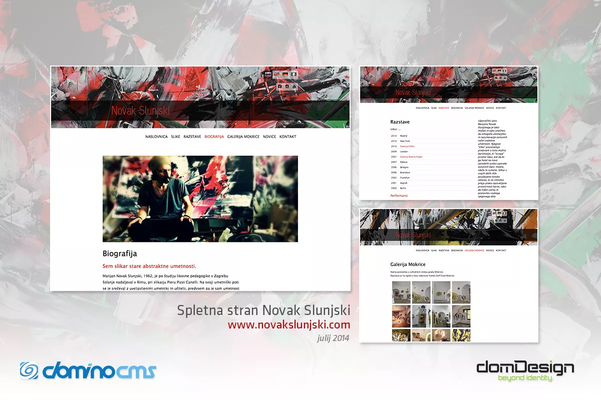 NovakSlunjski - nova spletna stran slikarja