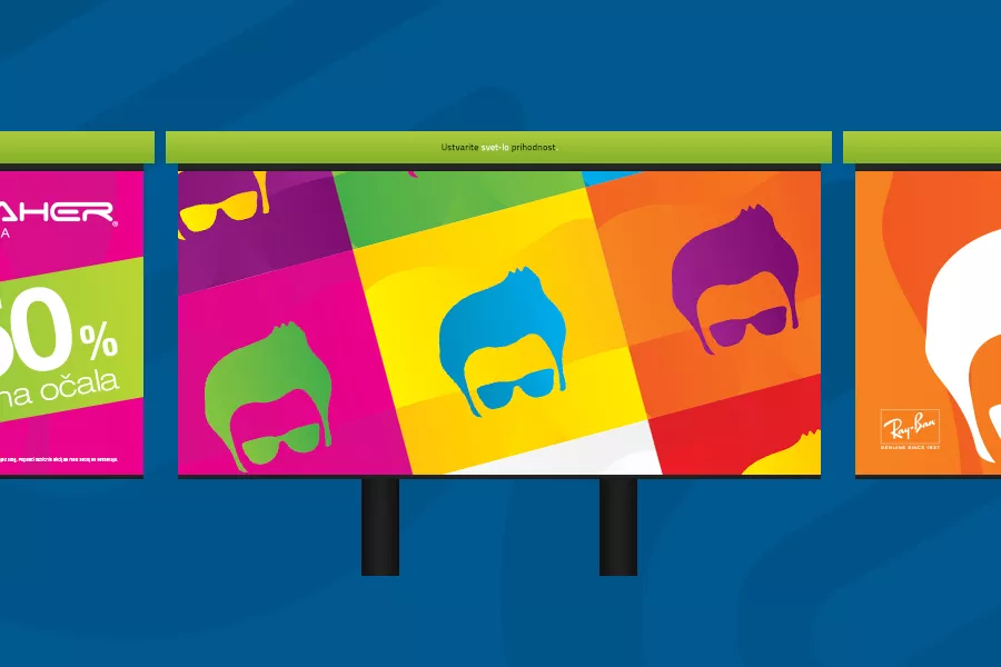 Novi Glasmaher oglasi v 10 barvnih kombinacijah