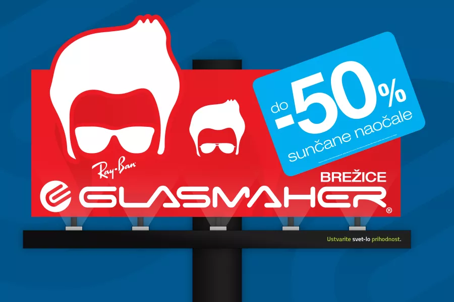 Novi Glasmaher oglasi v 10 barvnih kombinacijah