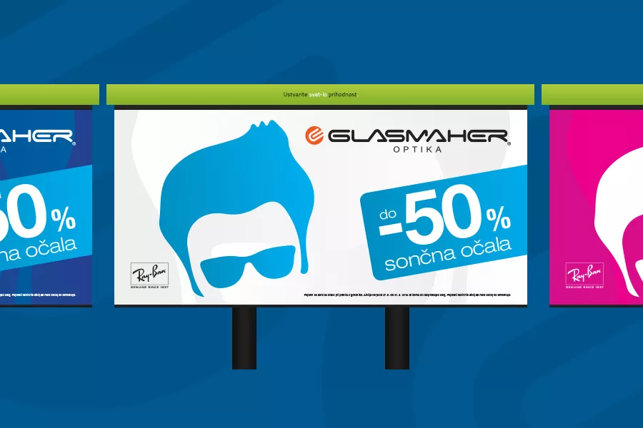 Novi Glasmaher oglasi v 10 barvnih kombinacijah