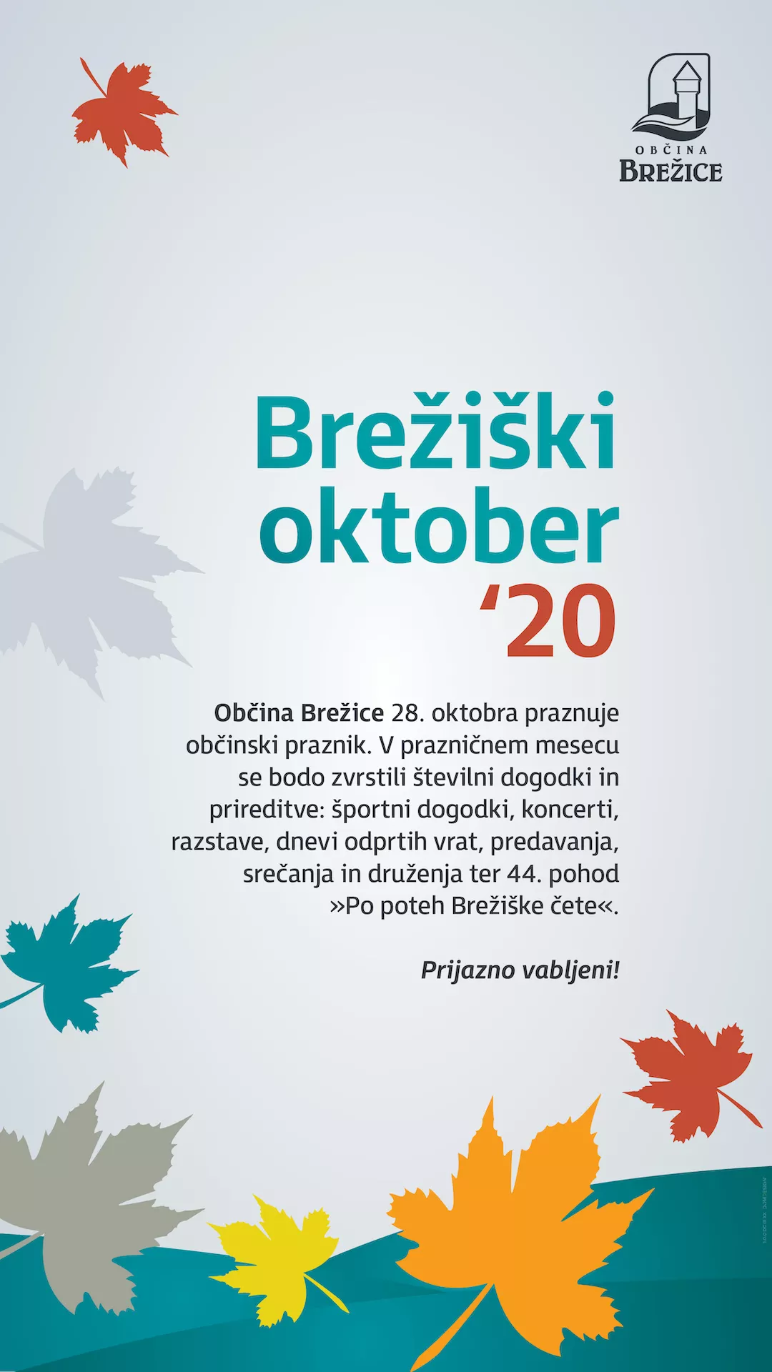 Oblikovanje in digitalni dogodki za Brežiški oktober 2020