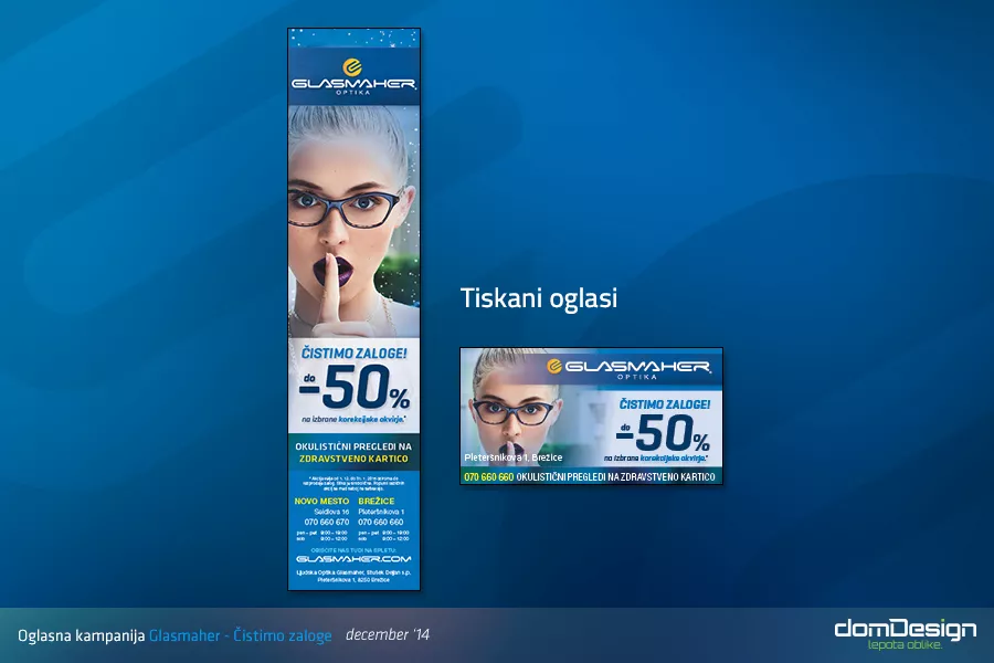 Oglasna kampanija Glasmaher za praznične dni