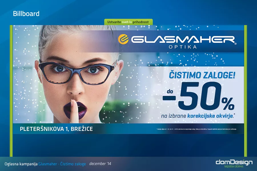Oglasna kampanija Glasmaher za praznične dni