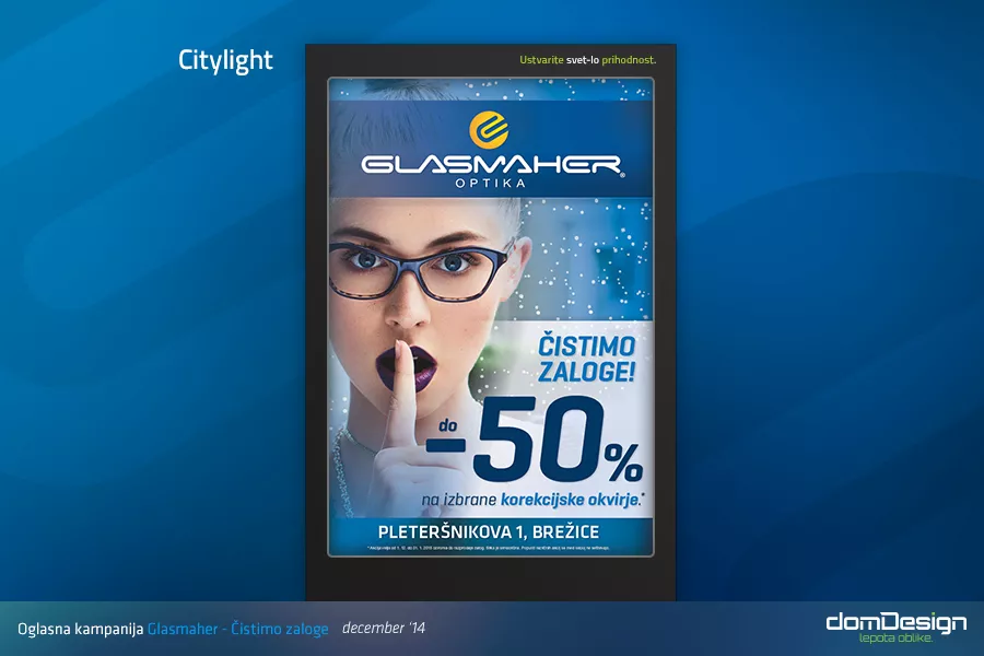 Oglasna kampanija Glasmaher za praznične dni