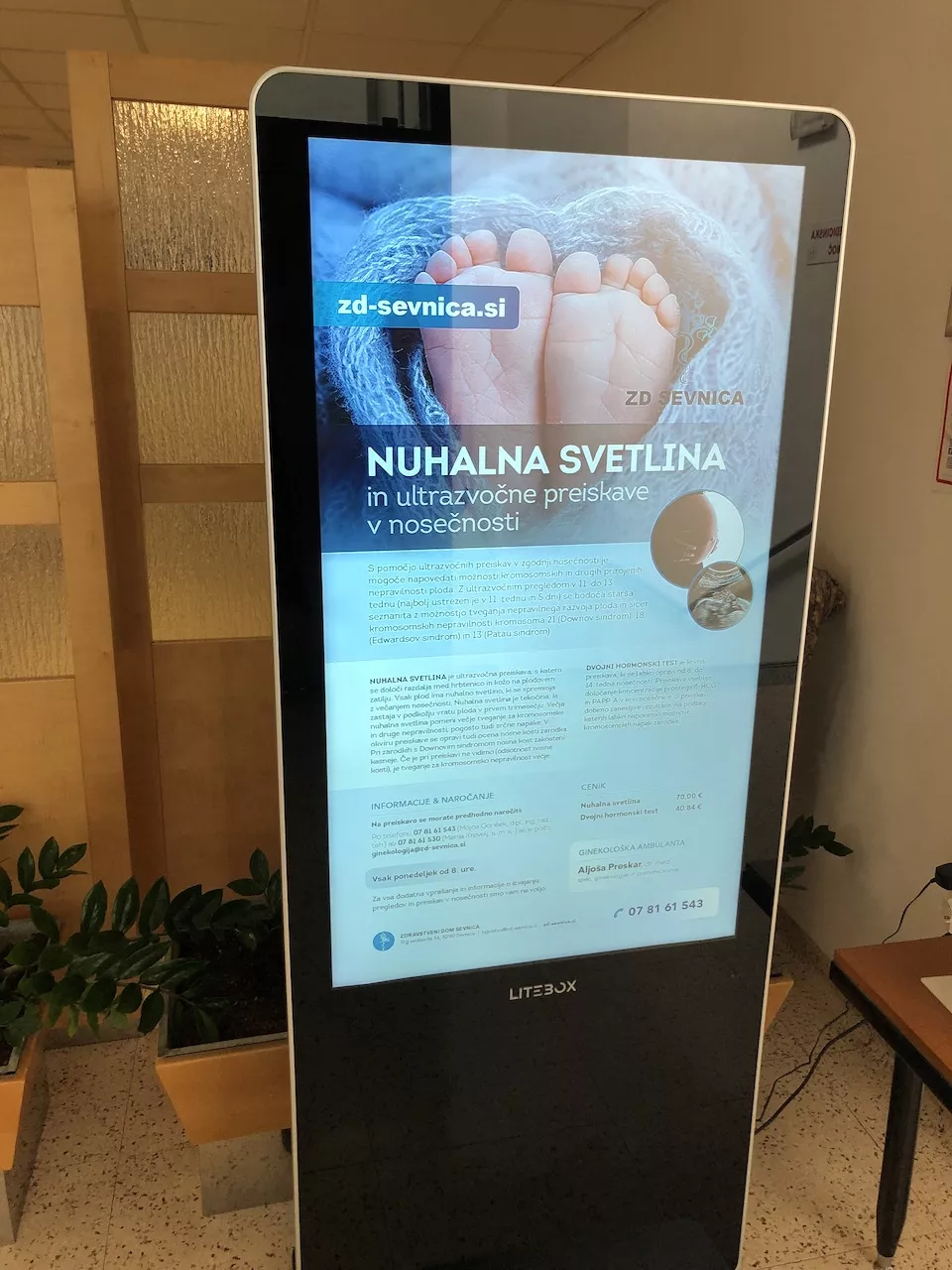 Oglasni sistem ZD Sevnica