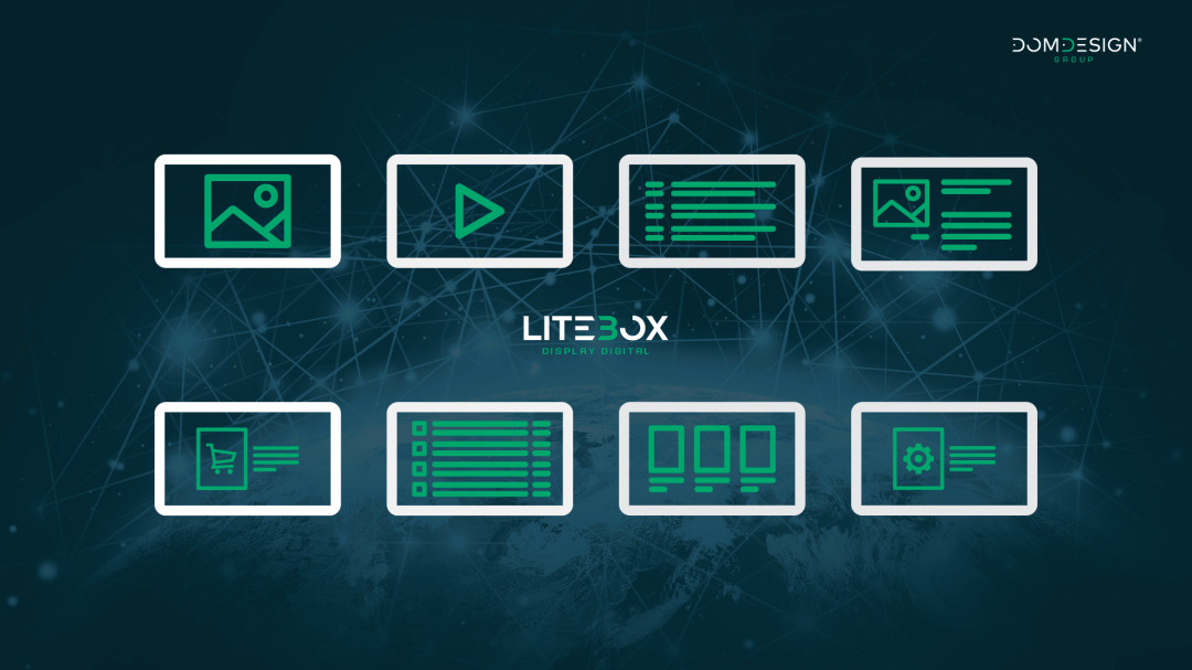 Litebox zasloni - Osnovni moduli