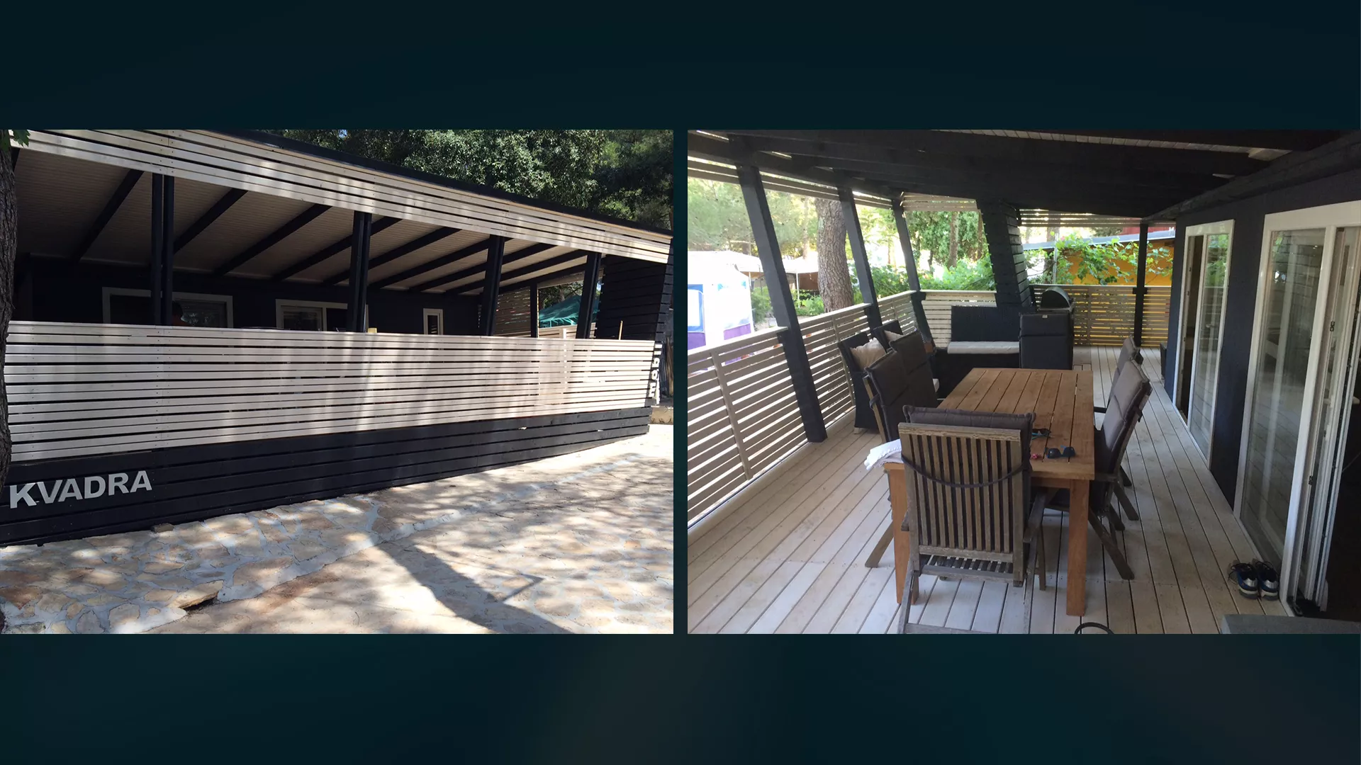 Počitniška mobilna hiška za vroče dni