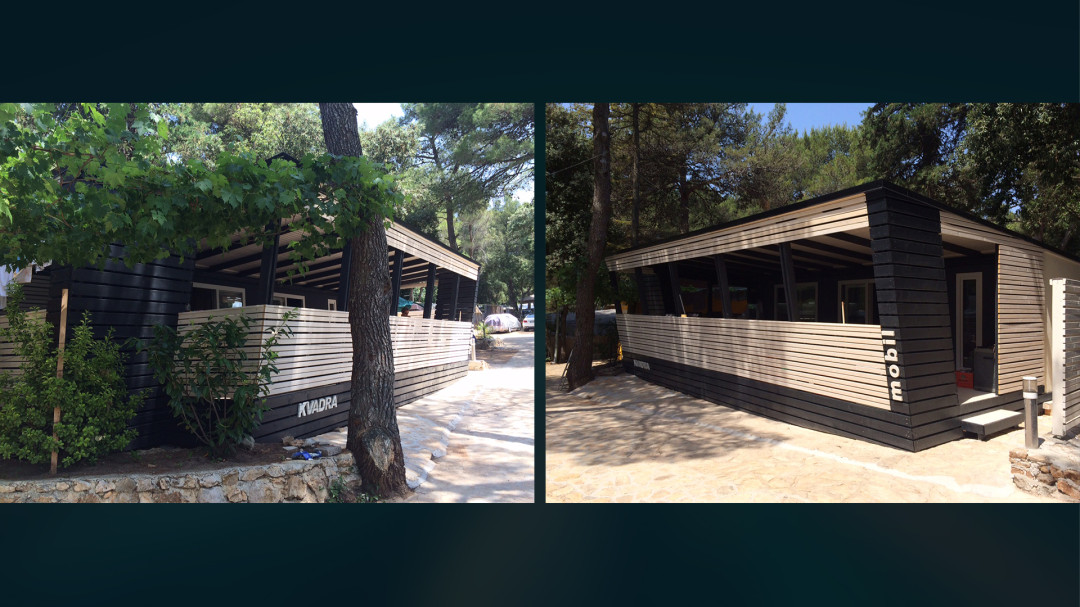 Počitniška mobilna hiška za vroče dni