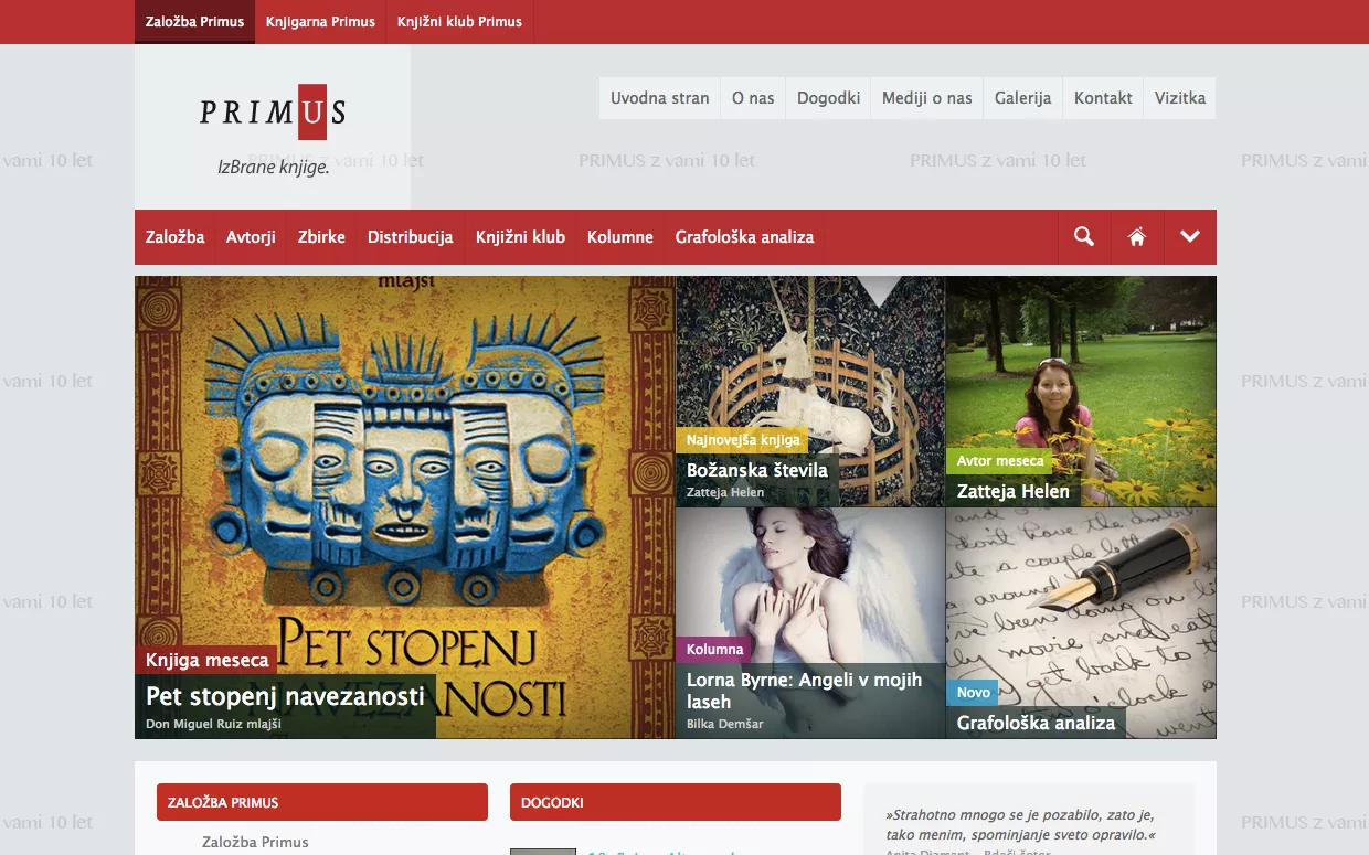 Prenovljena spletna stran Primus.si in najnovejša generacija spletnih strani DominoCMS