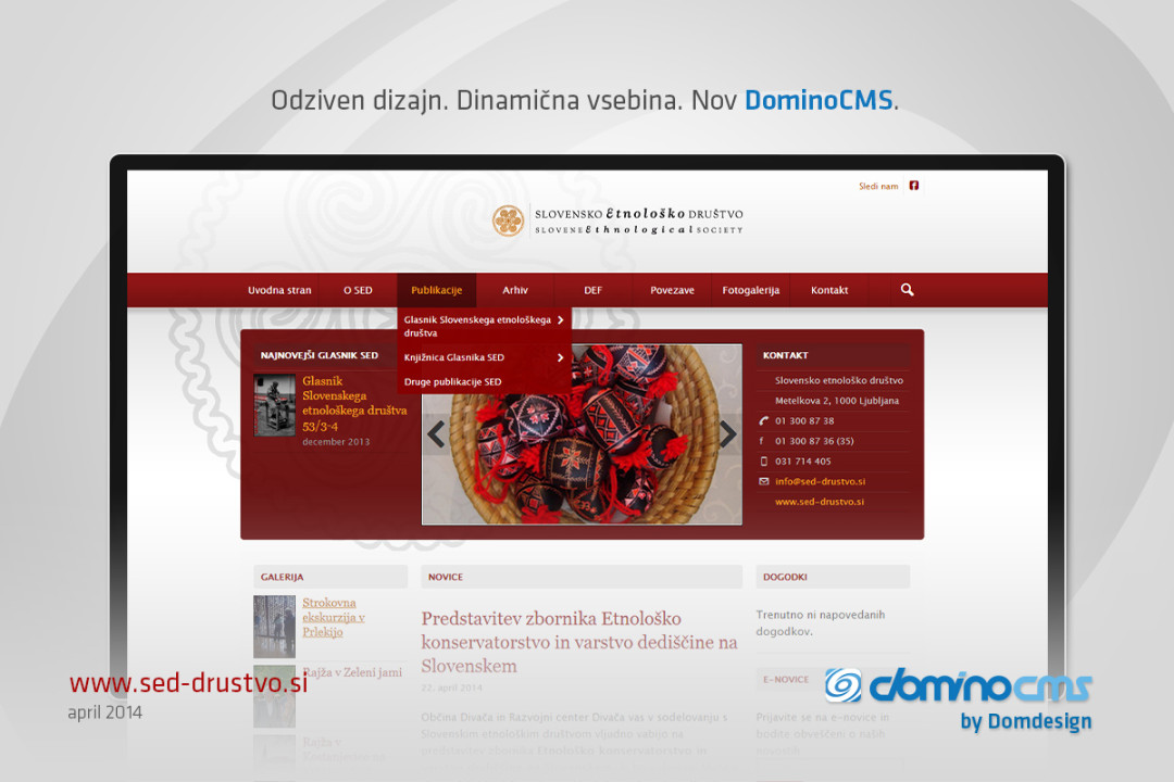 Slovenski etnologi s prenovljeno stranjo