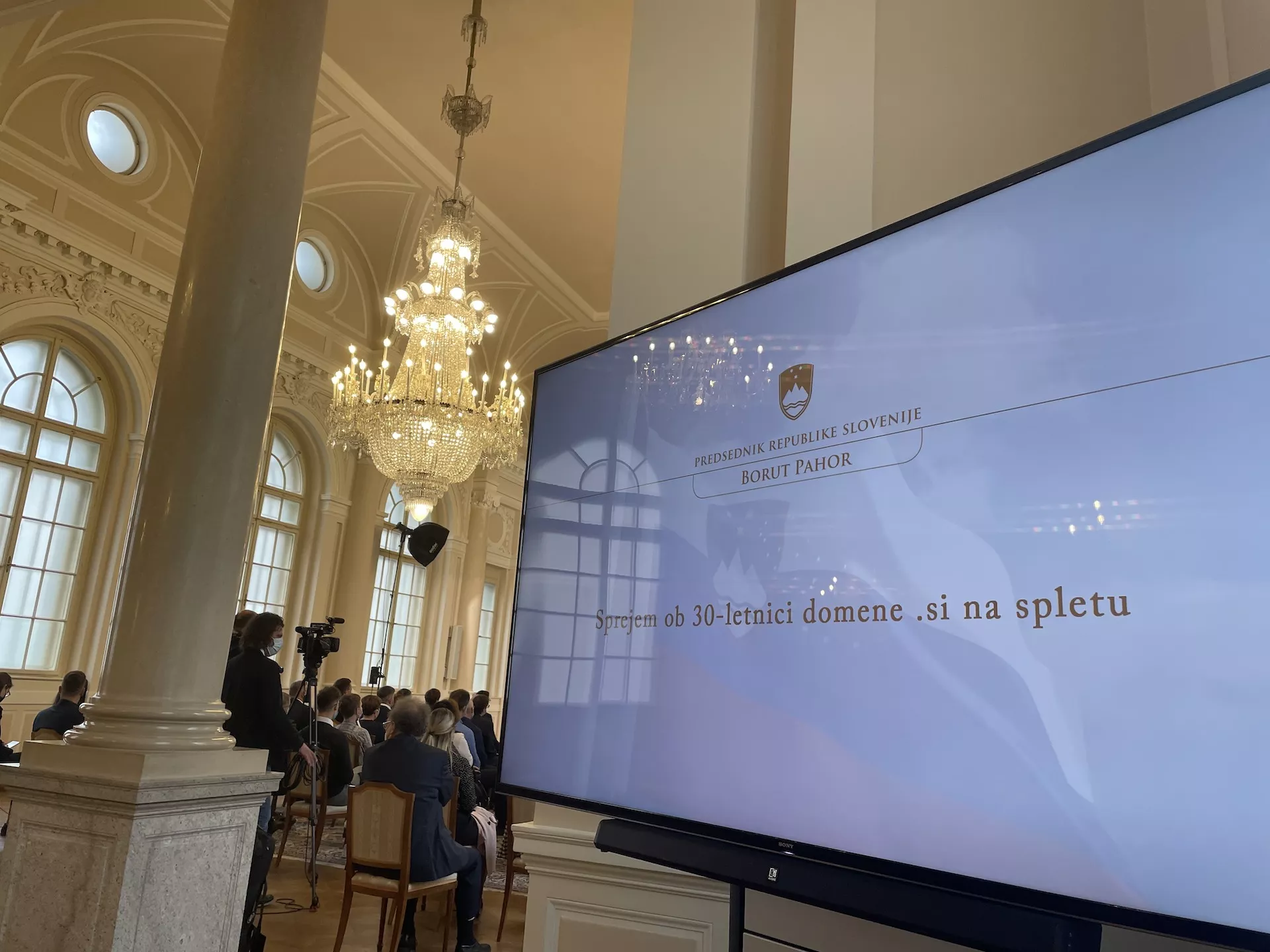 Sprejem ob 30-letnici domene.si