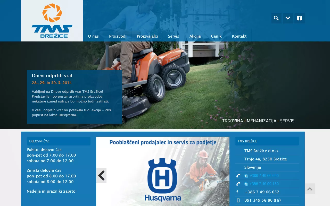 TMS Brežice z novo spletno stranjo