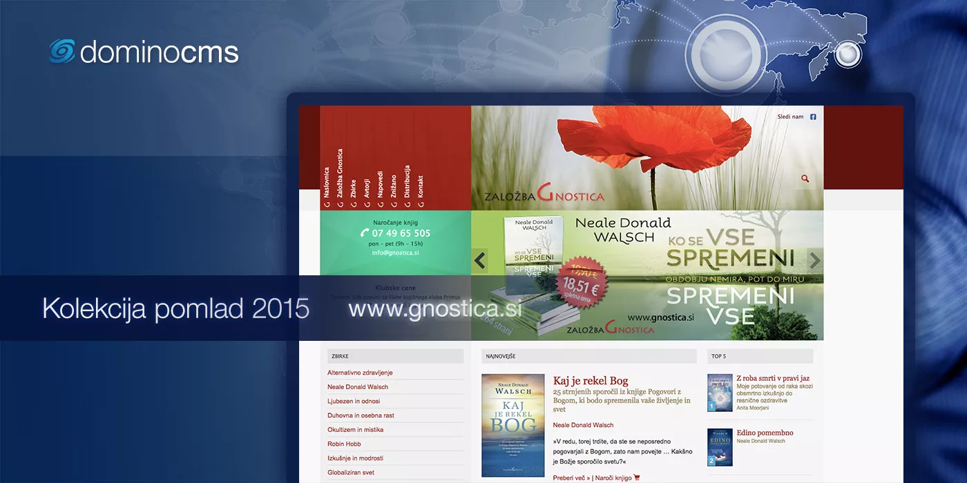 Založba Gnostica z osveženo spletno stranjo