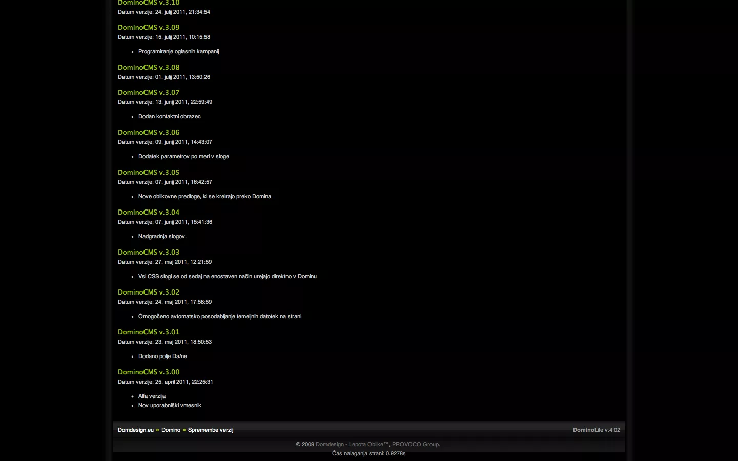 DominoCMS 3.0
