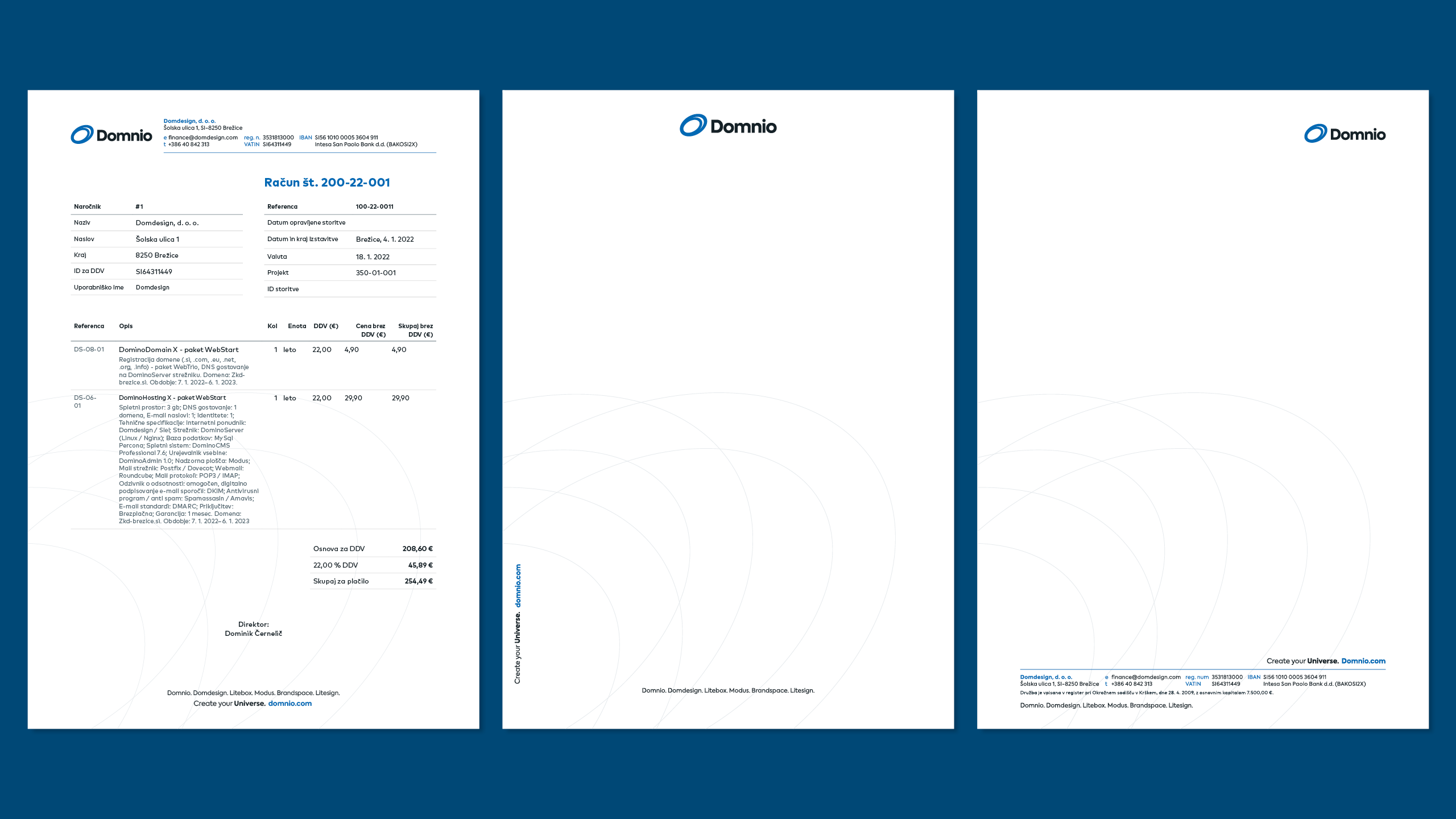 Celostna podoba Domnio