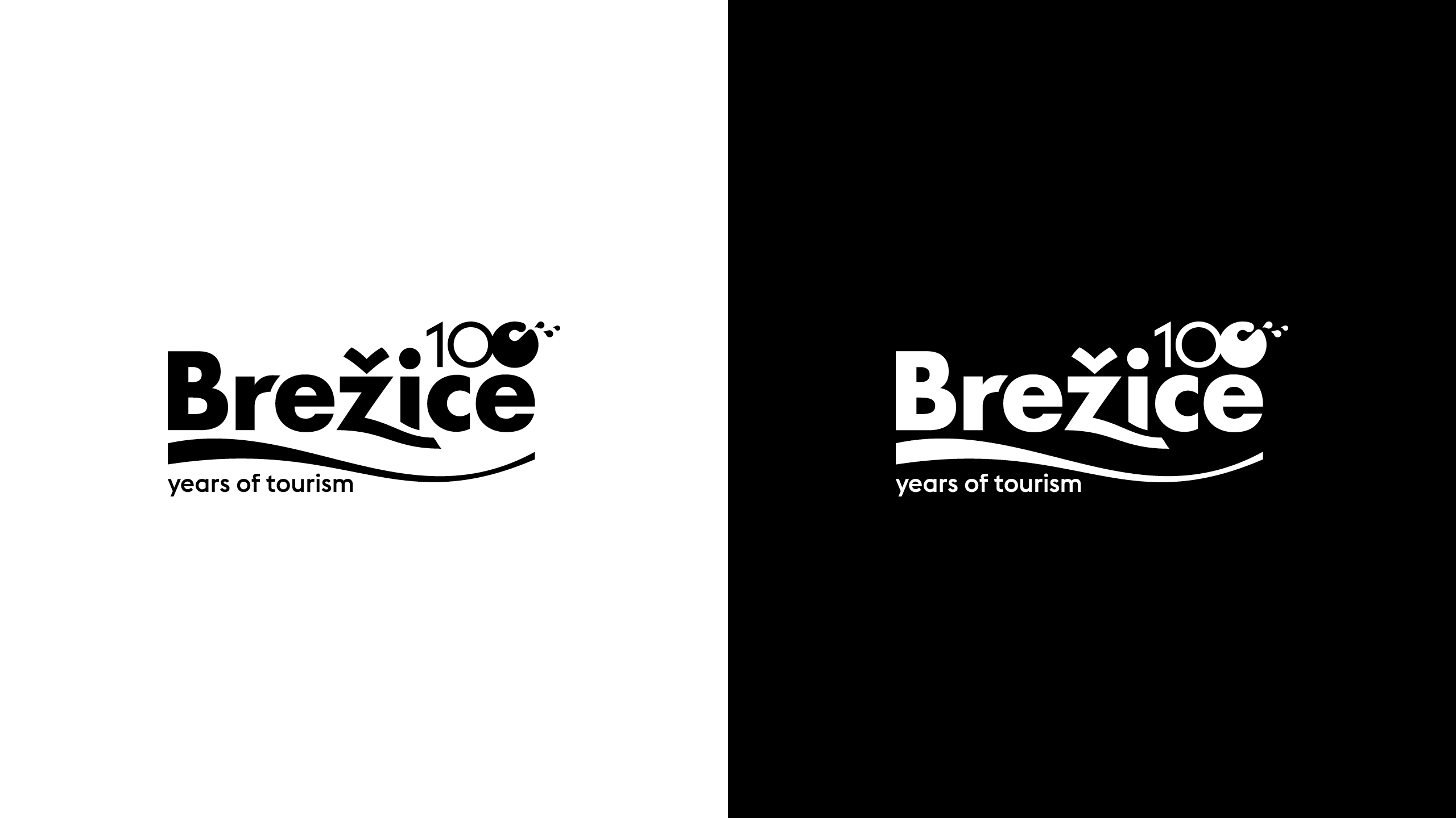 Logotip Visit Brežice - 100 let turizma