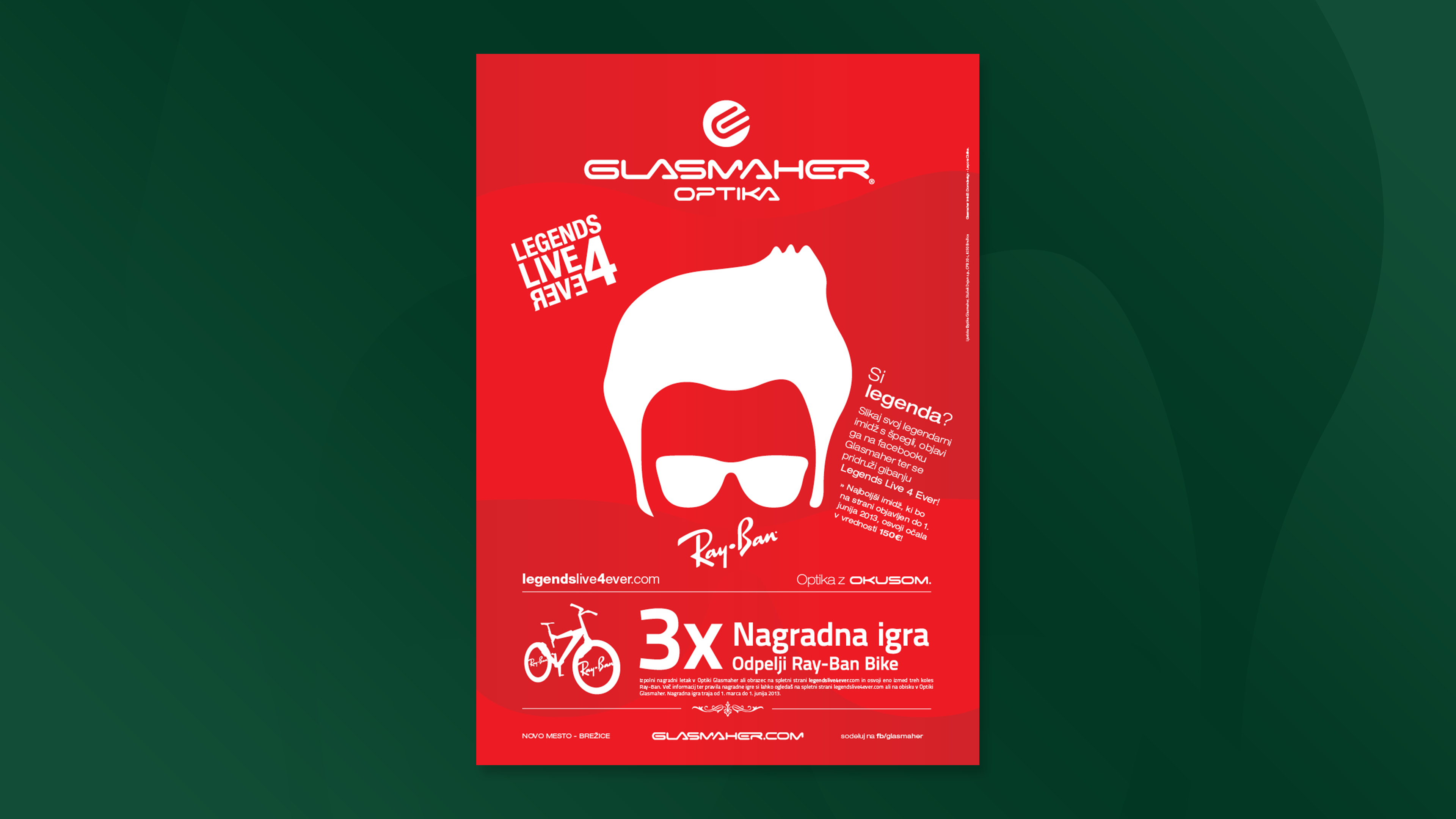 Oglasna kampanja Glasmaher Ray Ban Bike