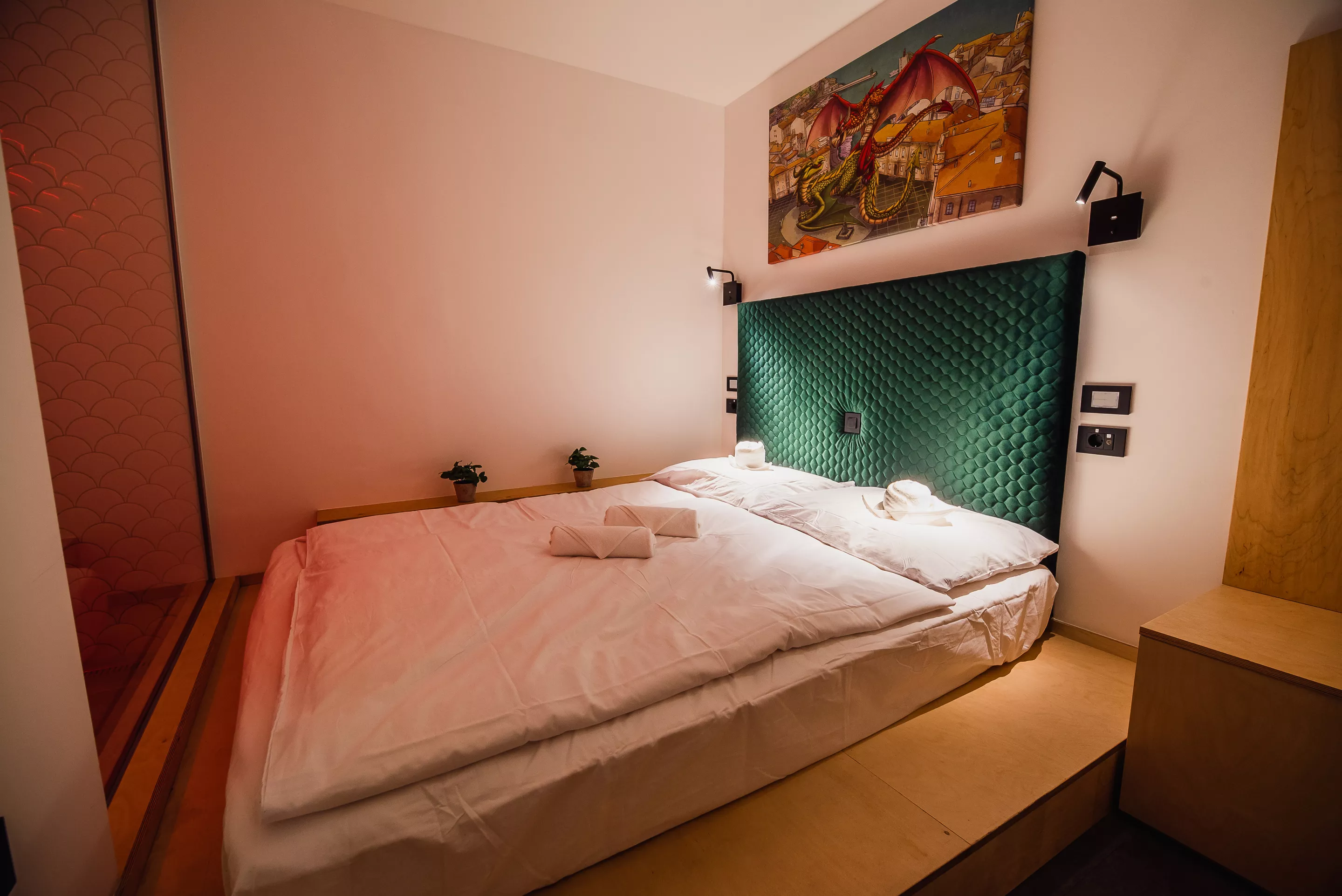 Zasebna soba z zakonsko posteljo za 2 osebi