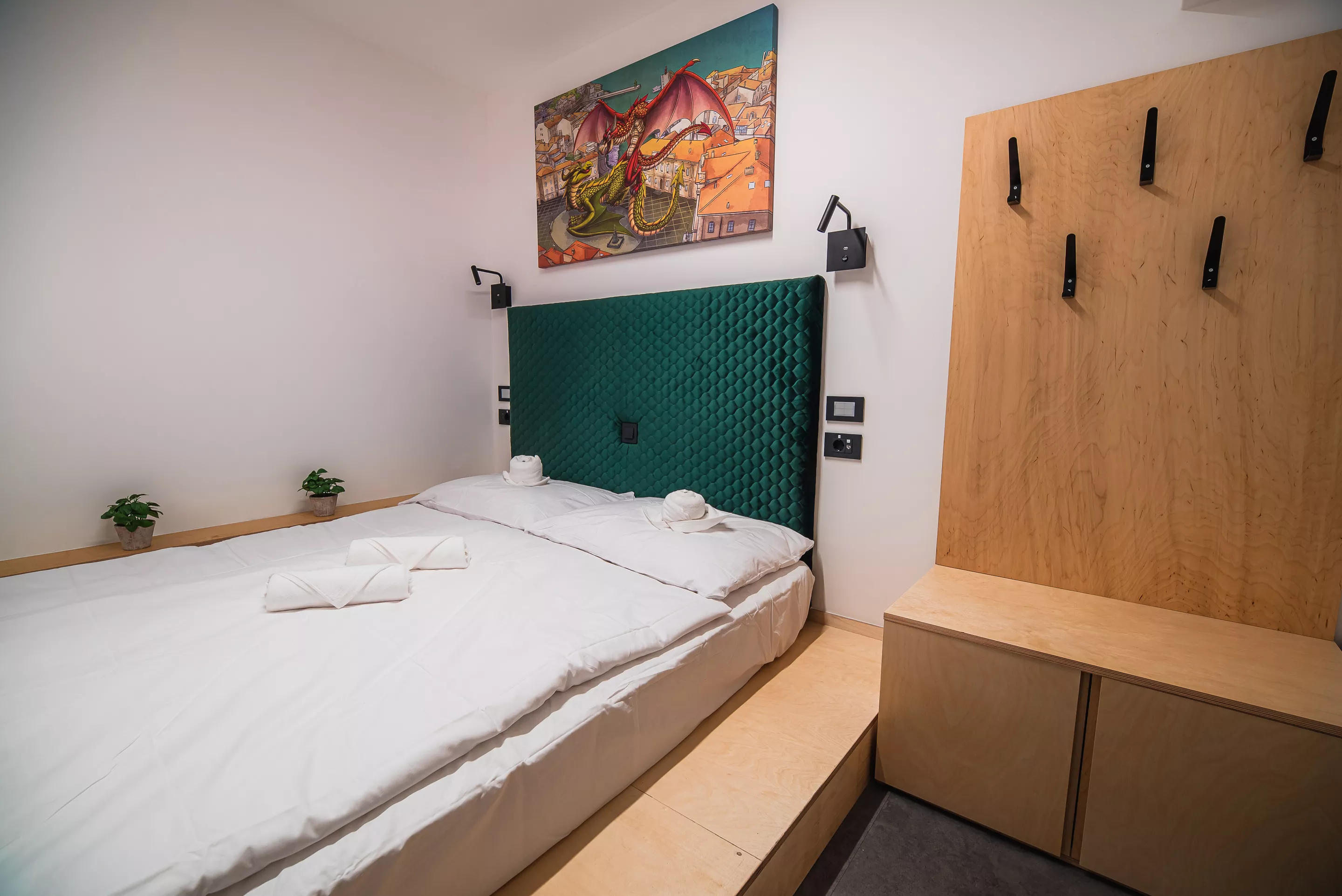 Zasebna soba z zakonsko posteljo za 2 osebi