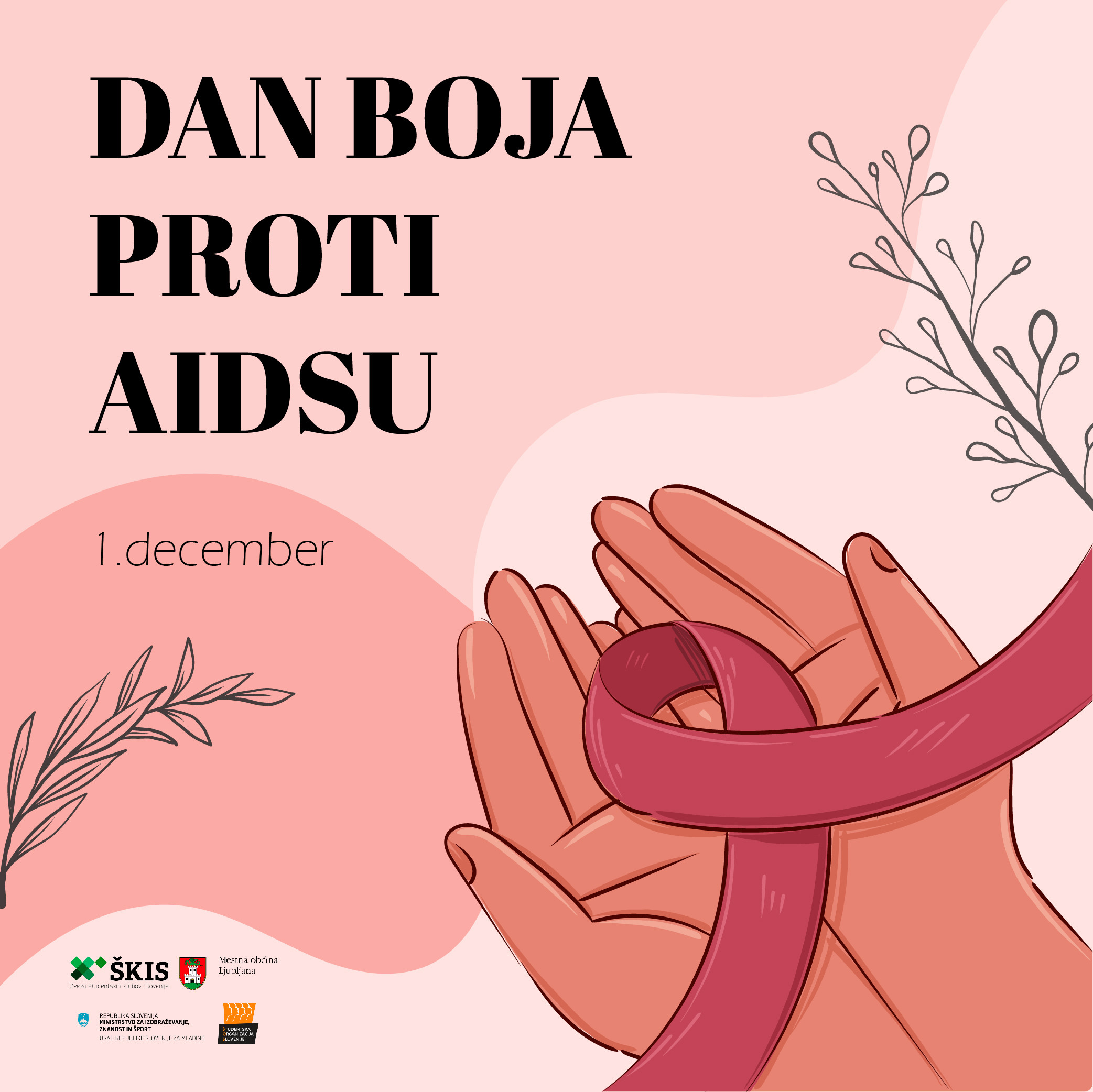 Dan boja proti aidsu in projekt Varno s ŠKIS-om