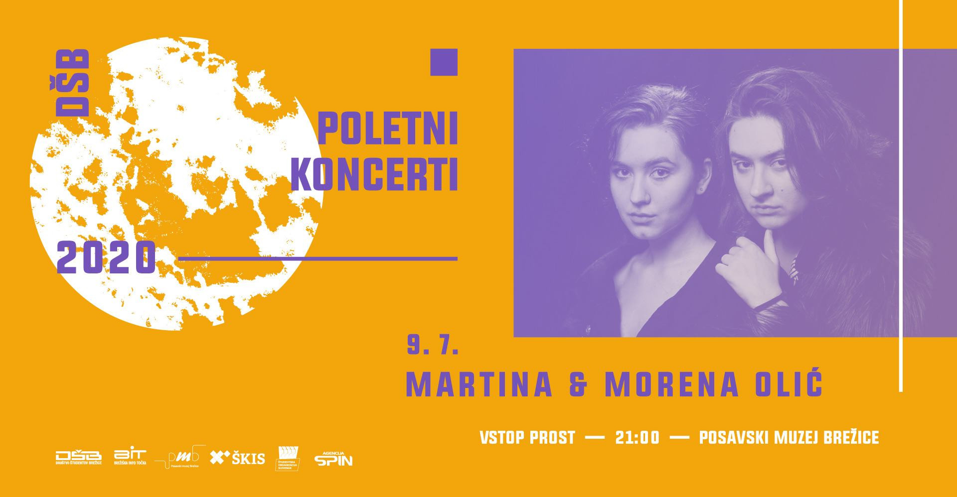 DŠB poletni koncerti 2020: Martina & Morena Olić