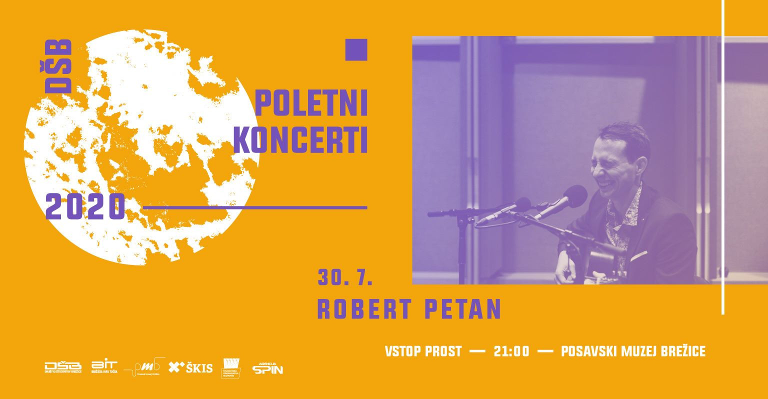 DŠB poletni koncerti 2020: Robert Petan