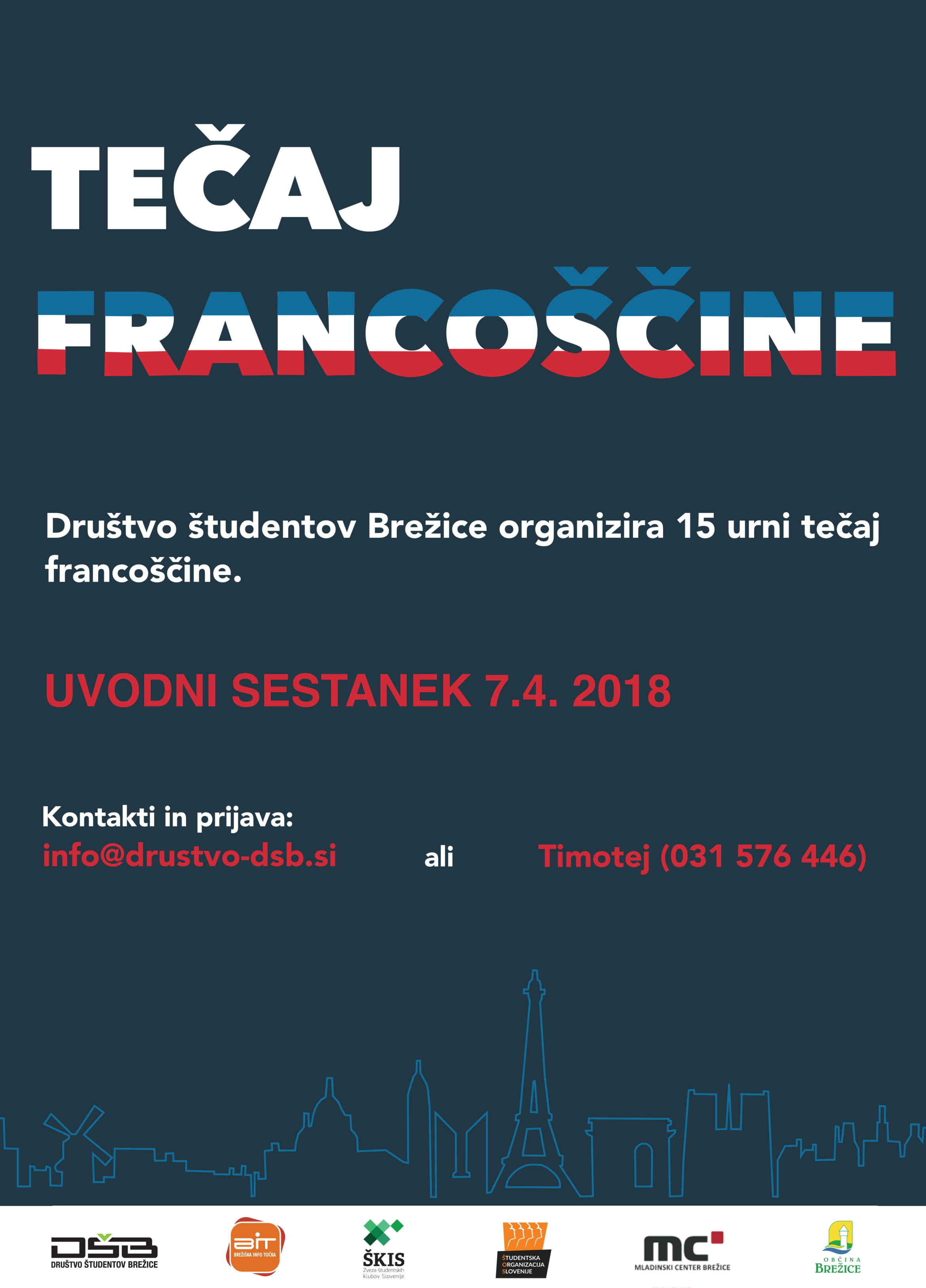 DŠBrain: Tečaj francoščine
