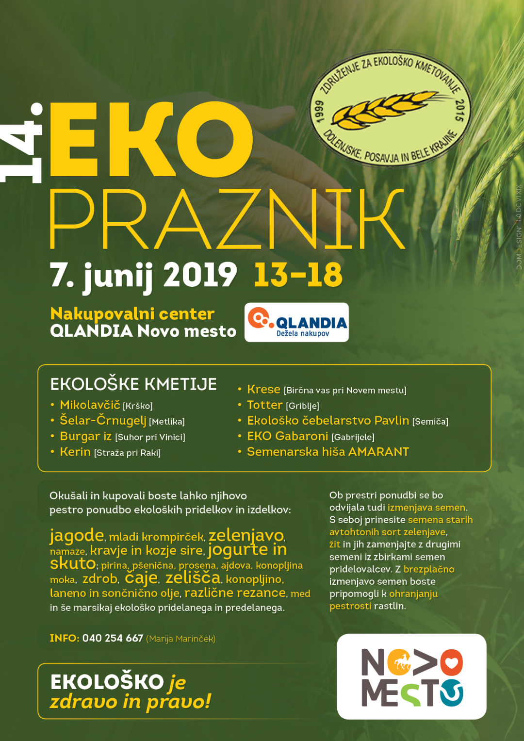 14. ekopraznik v Novem mestu