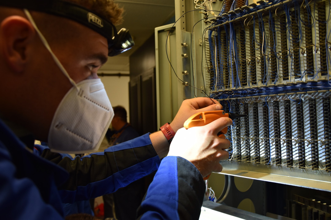 Podpora pri zamenjavi visokotlačne turbine