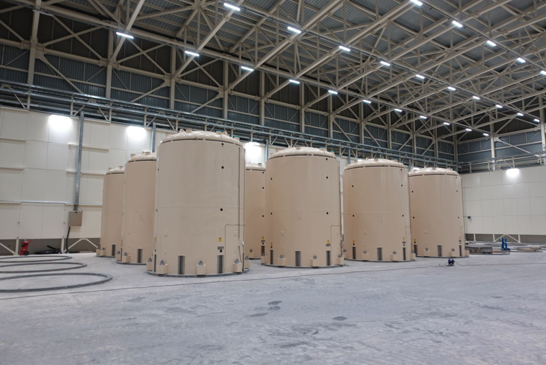 Stavba za suho skladiščenje izrabljenega goriva (DSB)