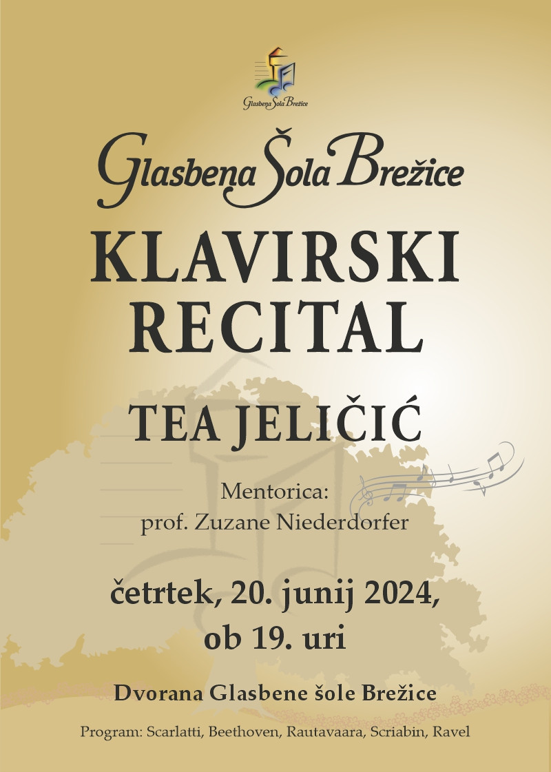 Klavirski recital Tea Jeličić