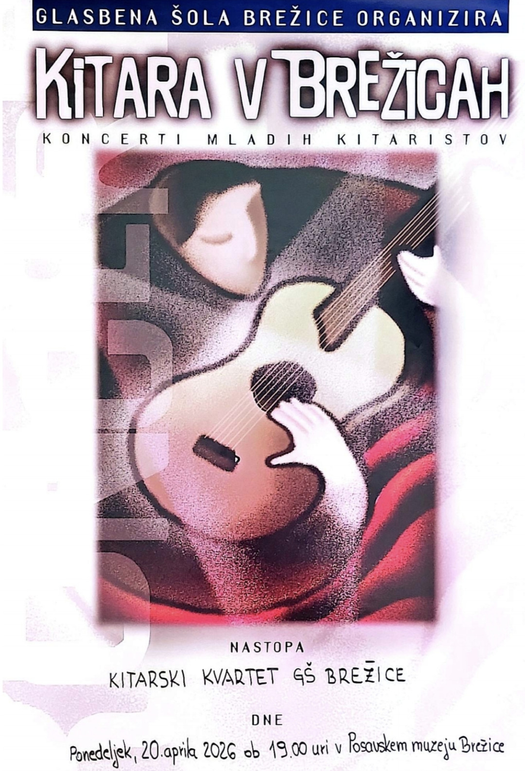 Koncert Kitarskega kvarteta GŠ Brežice program