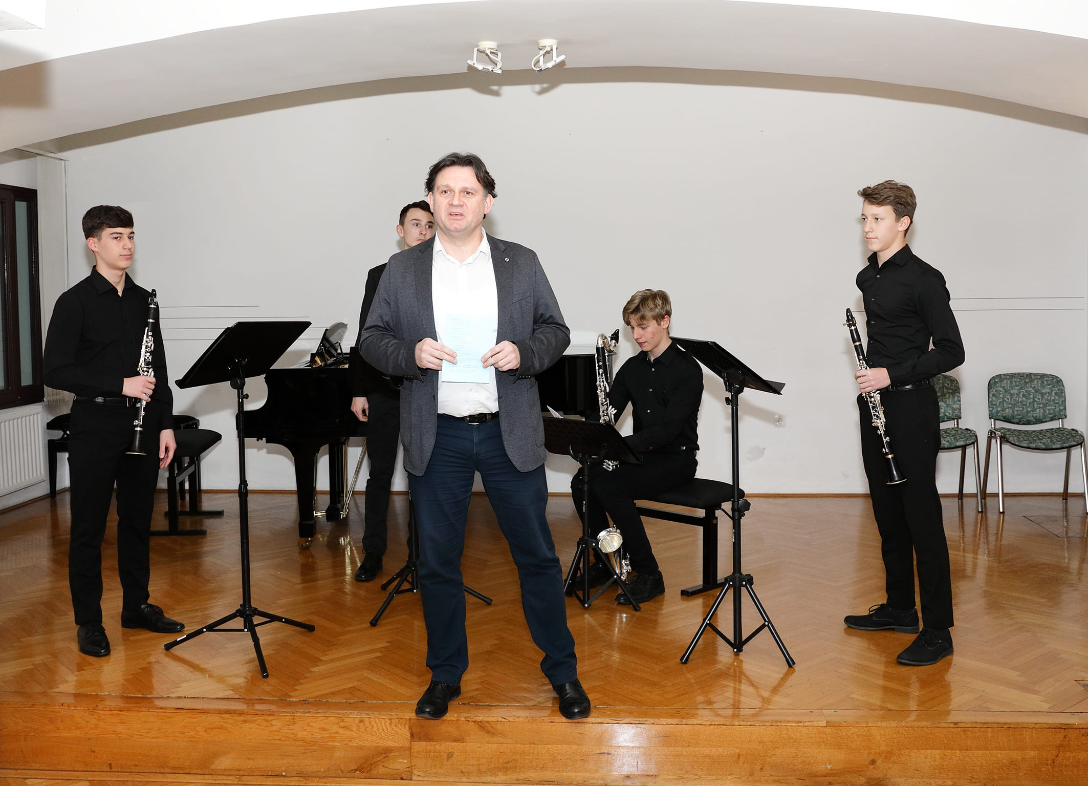 Koncert klarinetistov GŠ Brežice in Glazbenog Učilišta Elly Bašić Zagreb, 14.1.2023