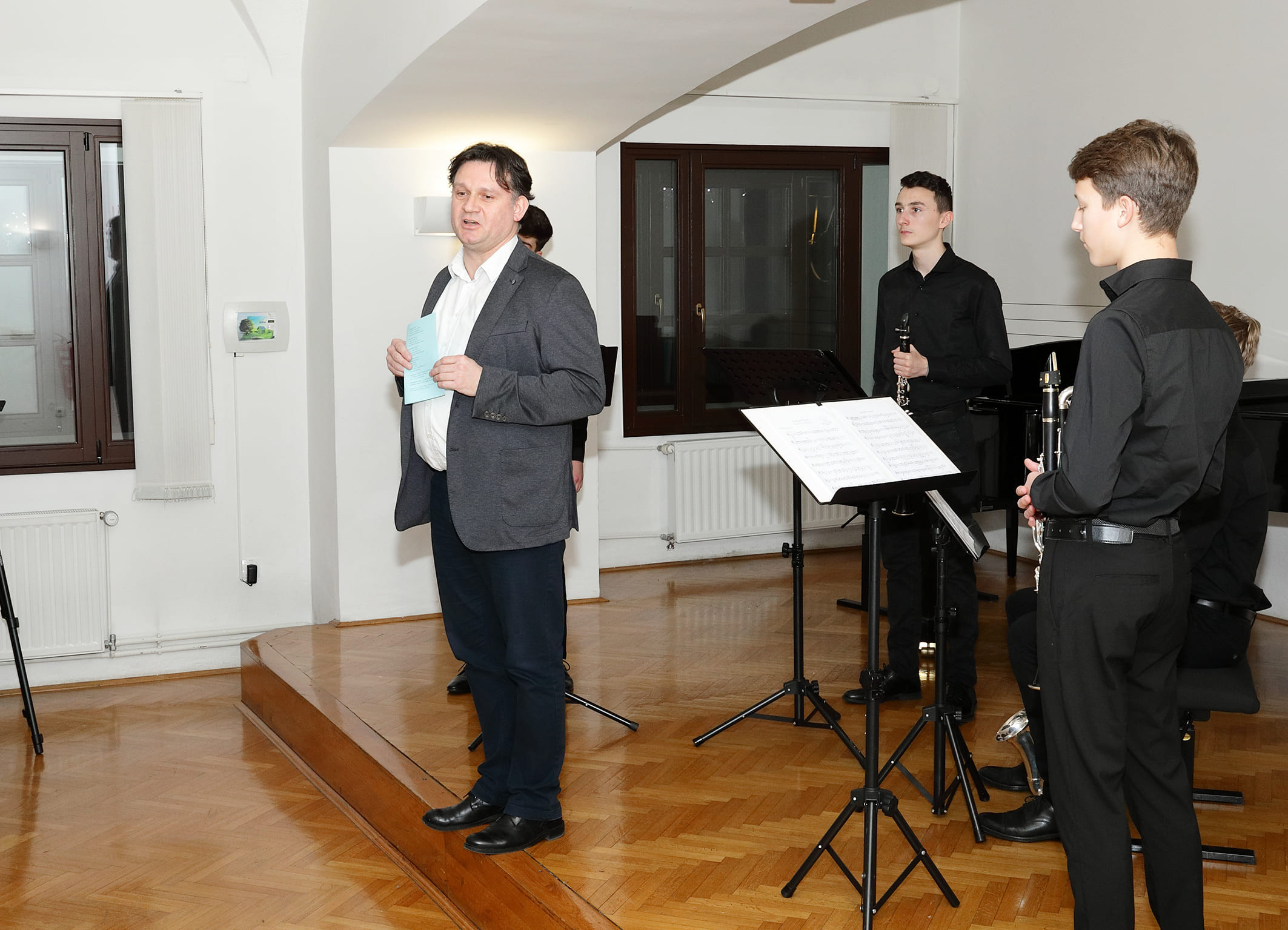 Koncert klarinetistov GŠ Brežice in Glazbenog Učilišta Elly Bašić Zagreb, 14.1.2023